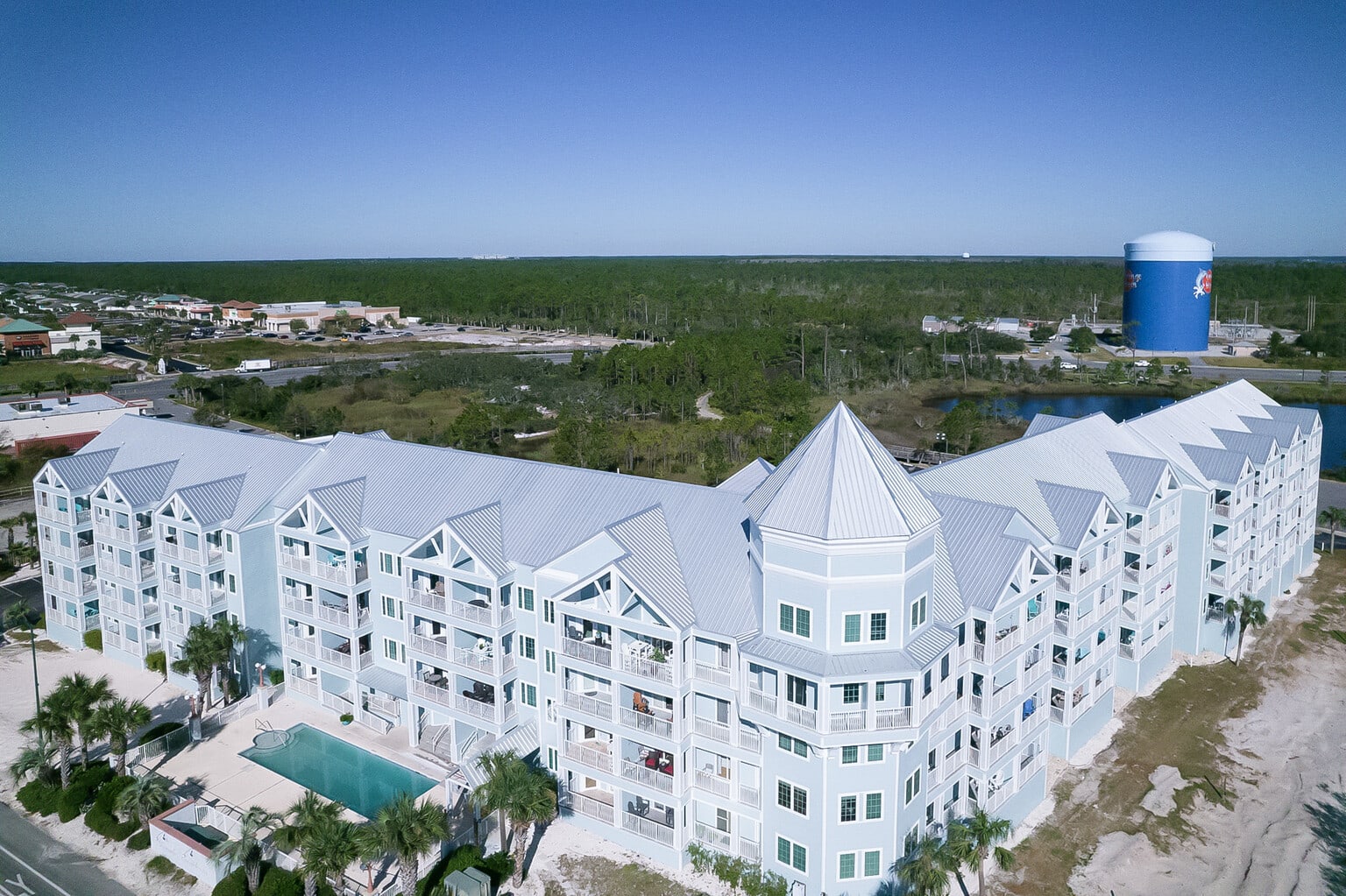 Condo directly across from beach pool