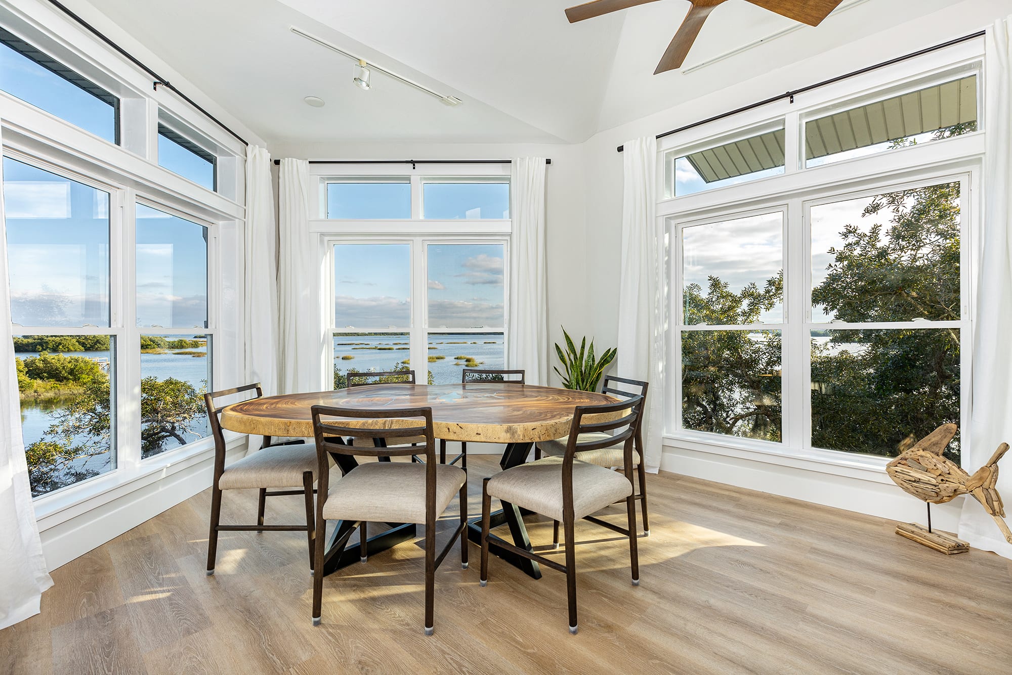 Enjoy a meal with stunning views