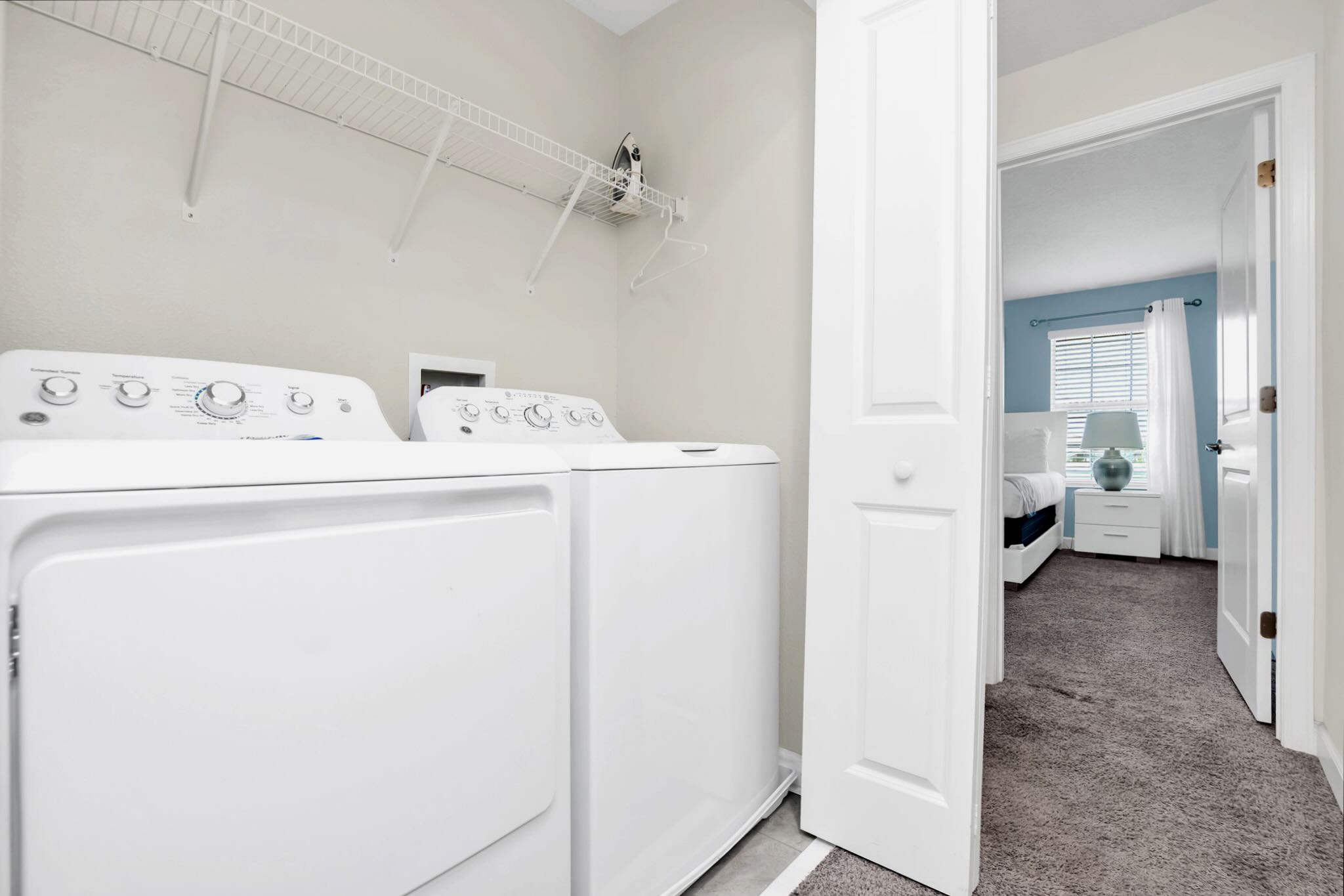 Convenient Laundry Area With Modern Appliances