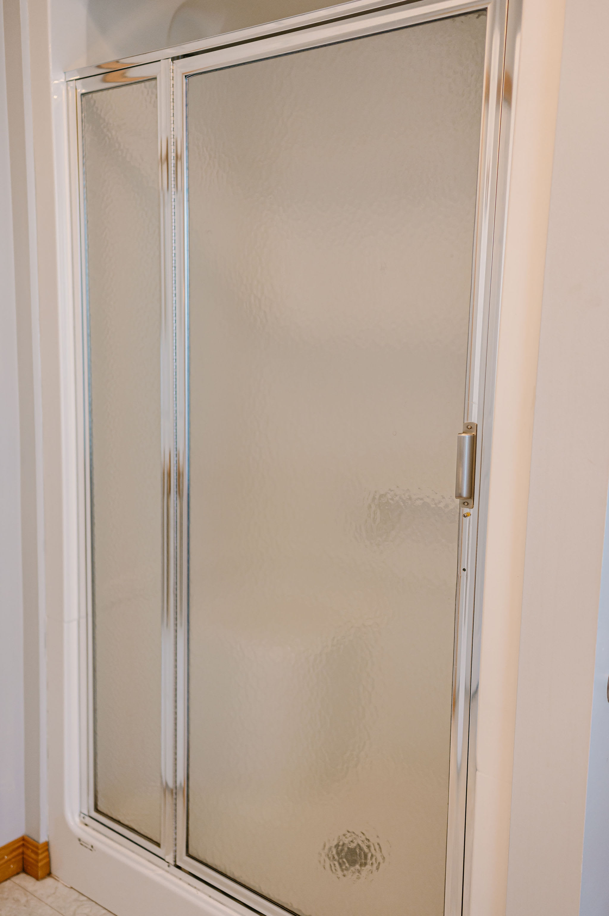 Bathroom with walk in shower