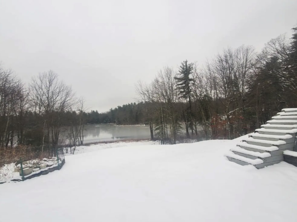 Curtis Lake in the winter