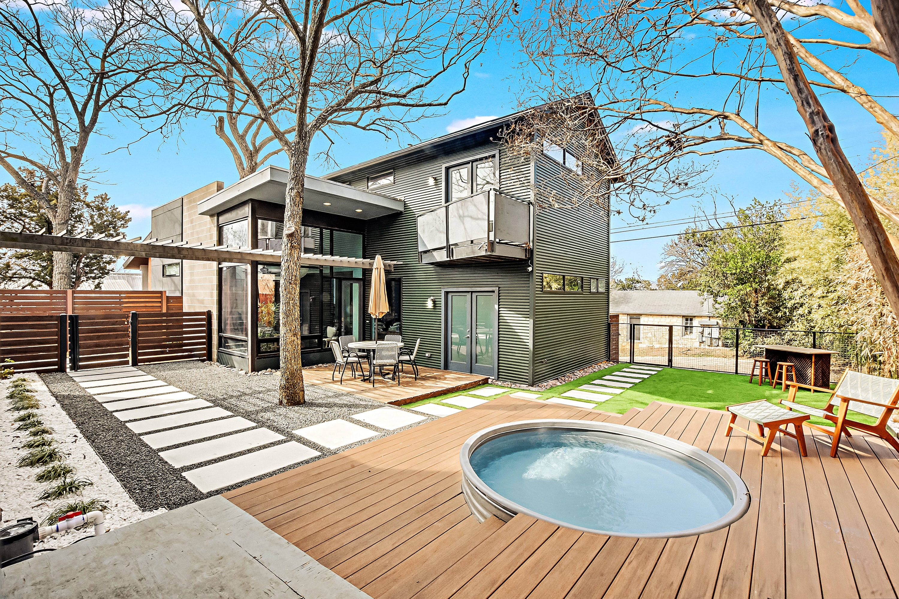 Design Gem, Heated Cowboy Pool | Travis Heights