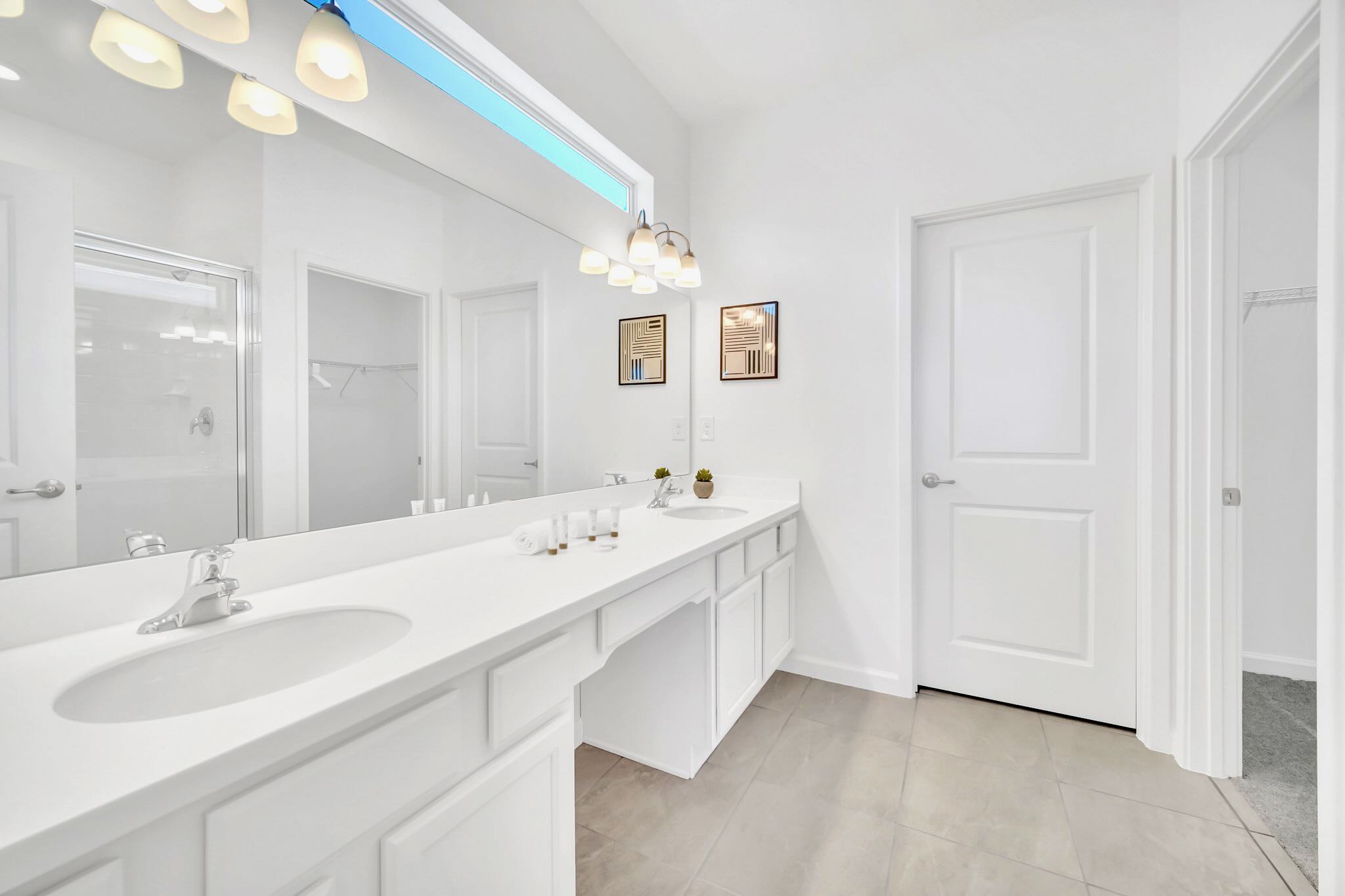 Bathroom with Double Vanity