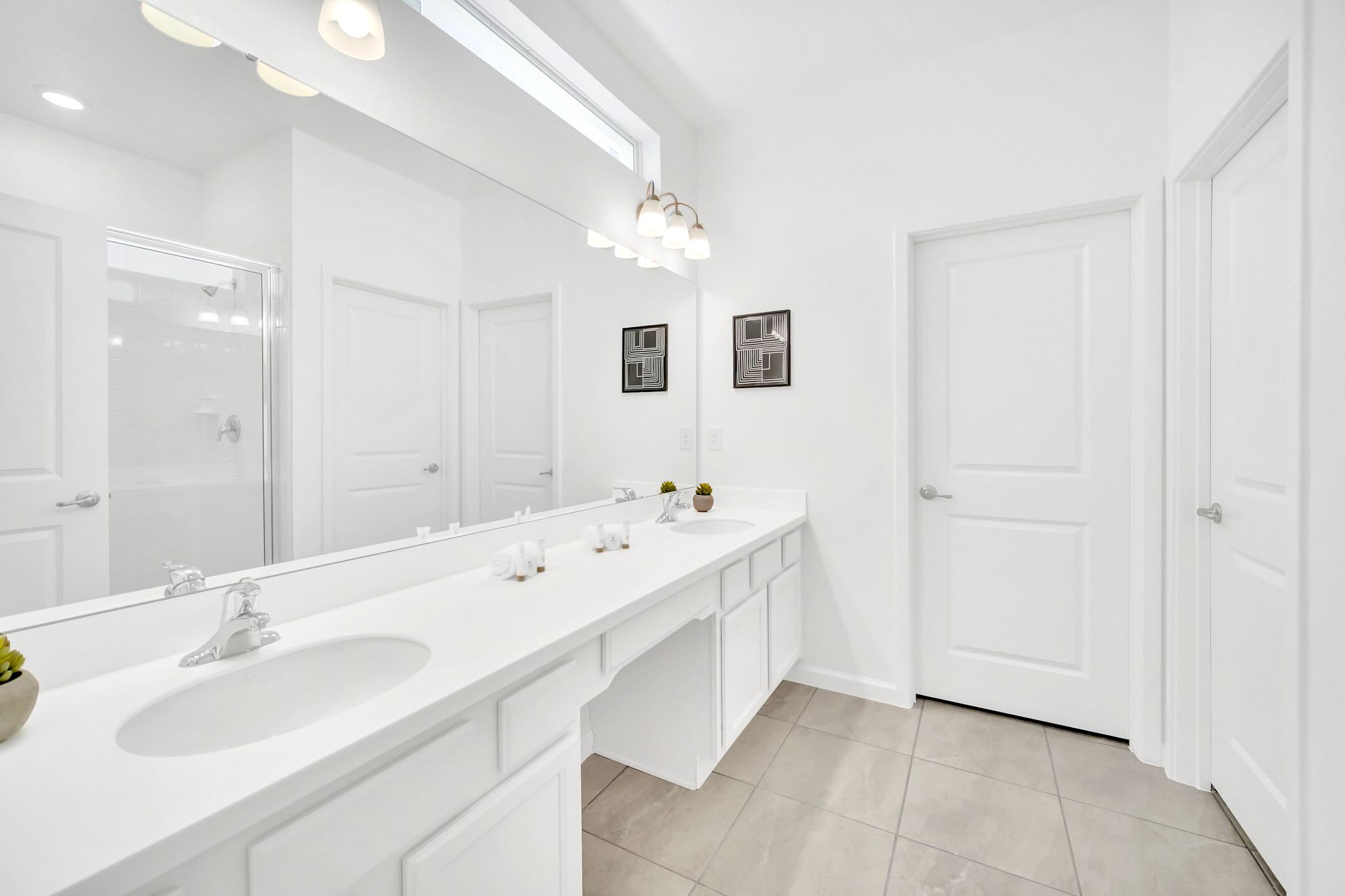 Bathroom with Double Vanity