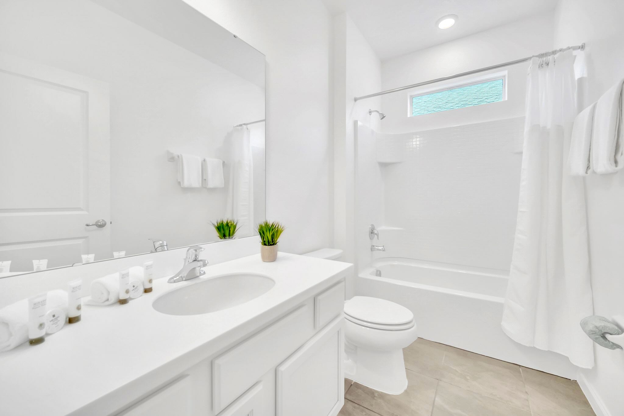 Well-Equipped Bathroom Designed For Convenience And Comfort