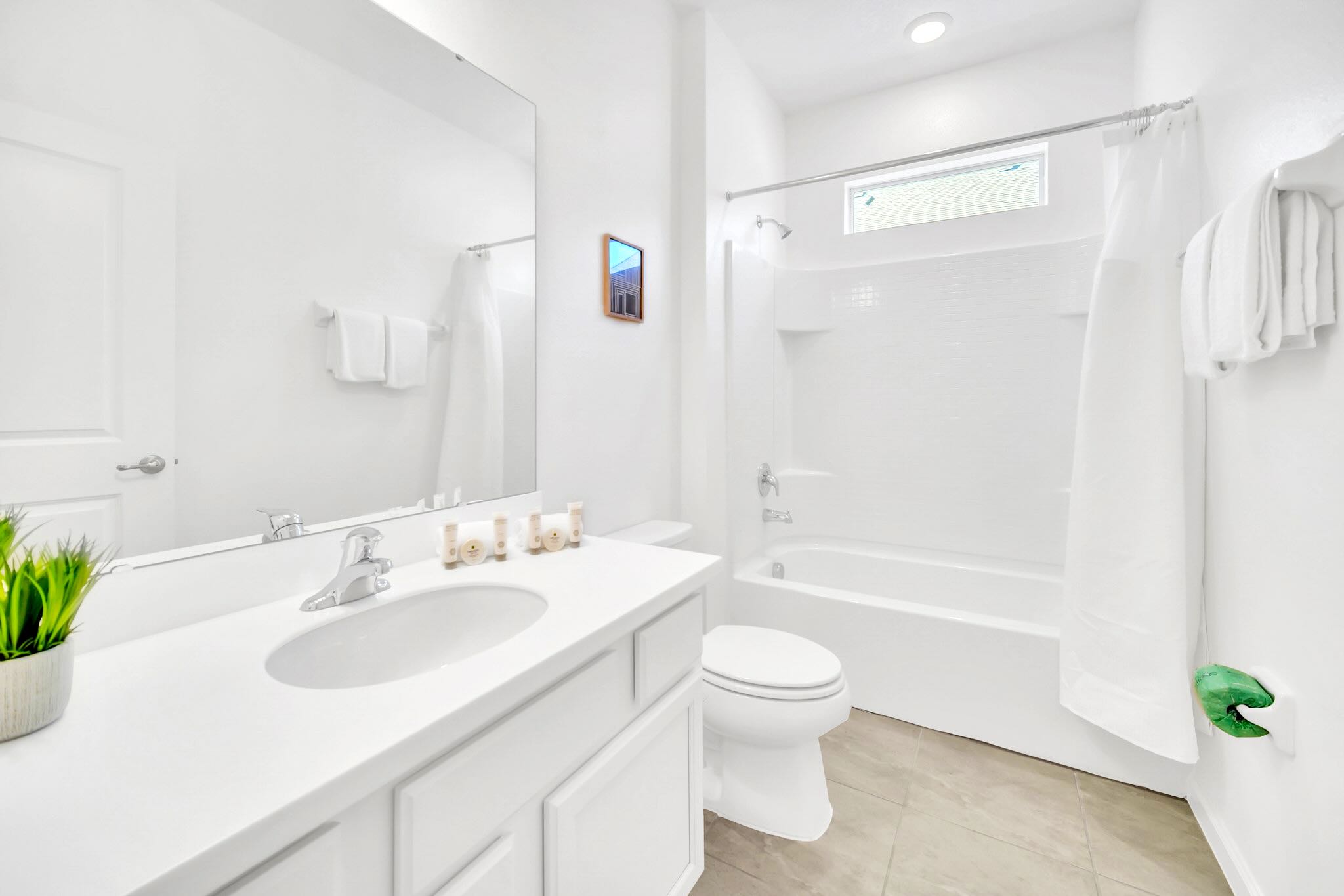 Well-Equipped Bathroom Designed For Convenience And Comfort