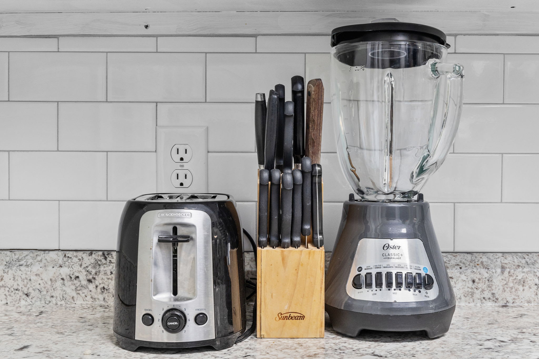 Fully stocked kitchen