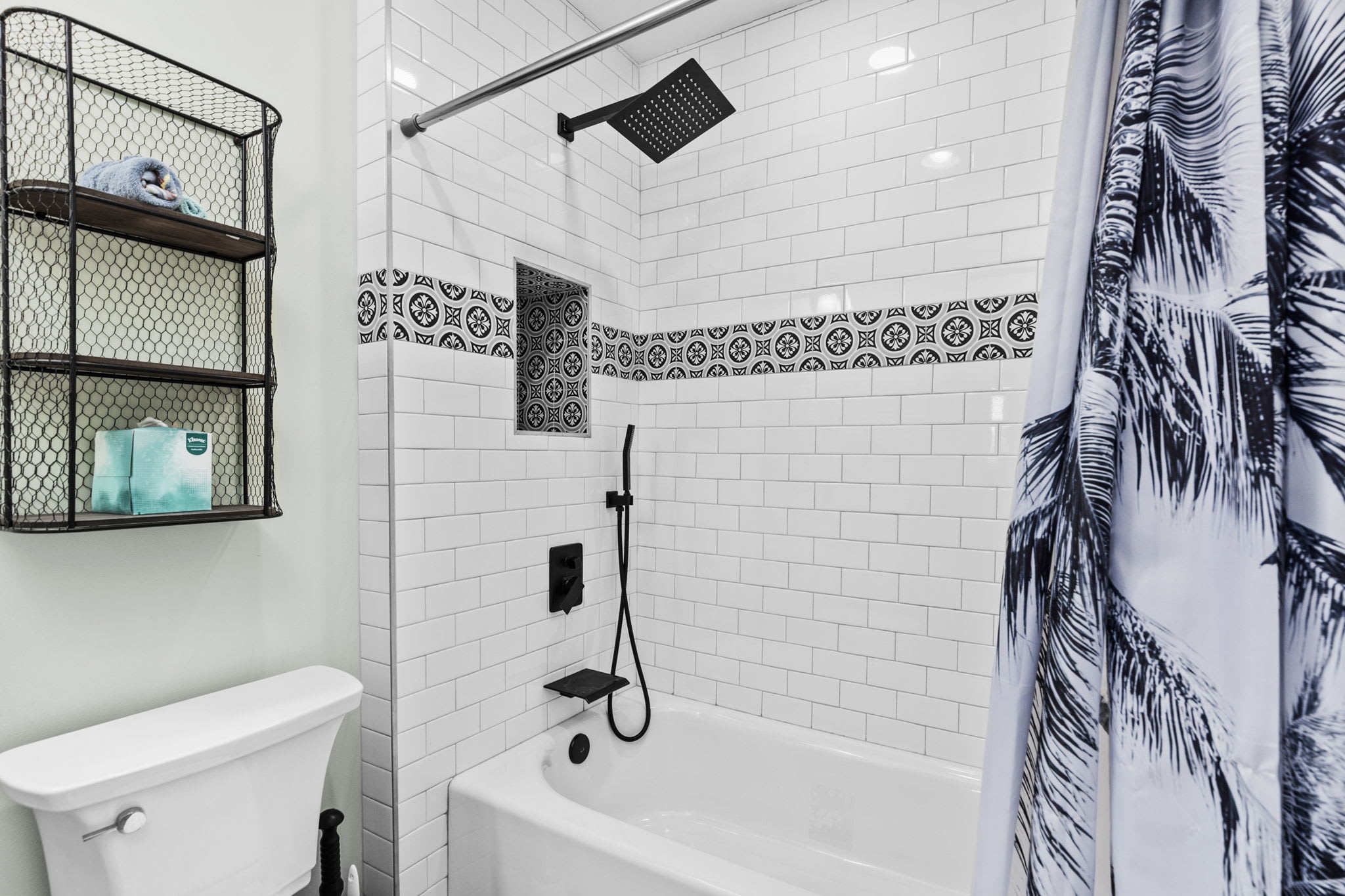 Bathroom attached to queen bedroom