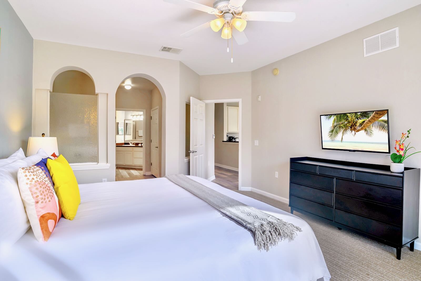 Spacious Master Bedroom With Direct Access To The Ensuite Bathroom