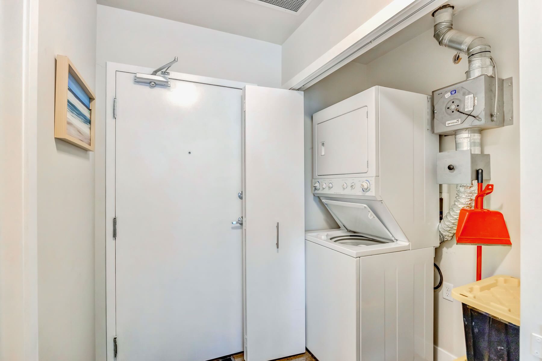 Washer And Dryer Inside The Apartment