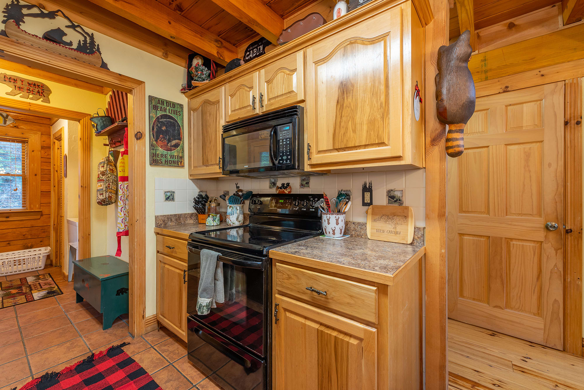 Fully stocked kitchen