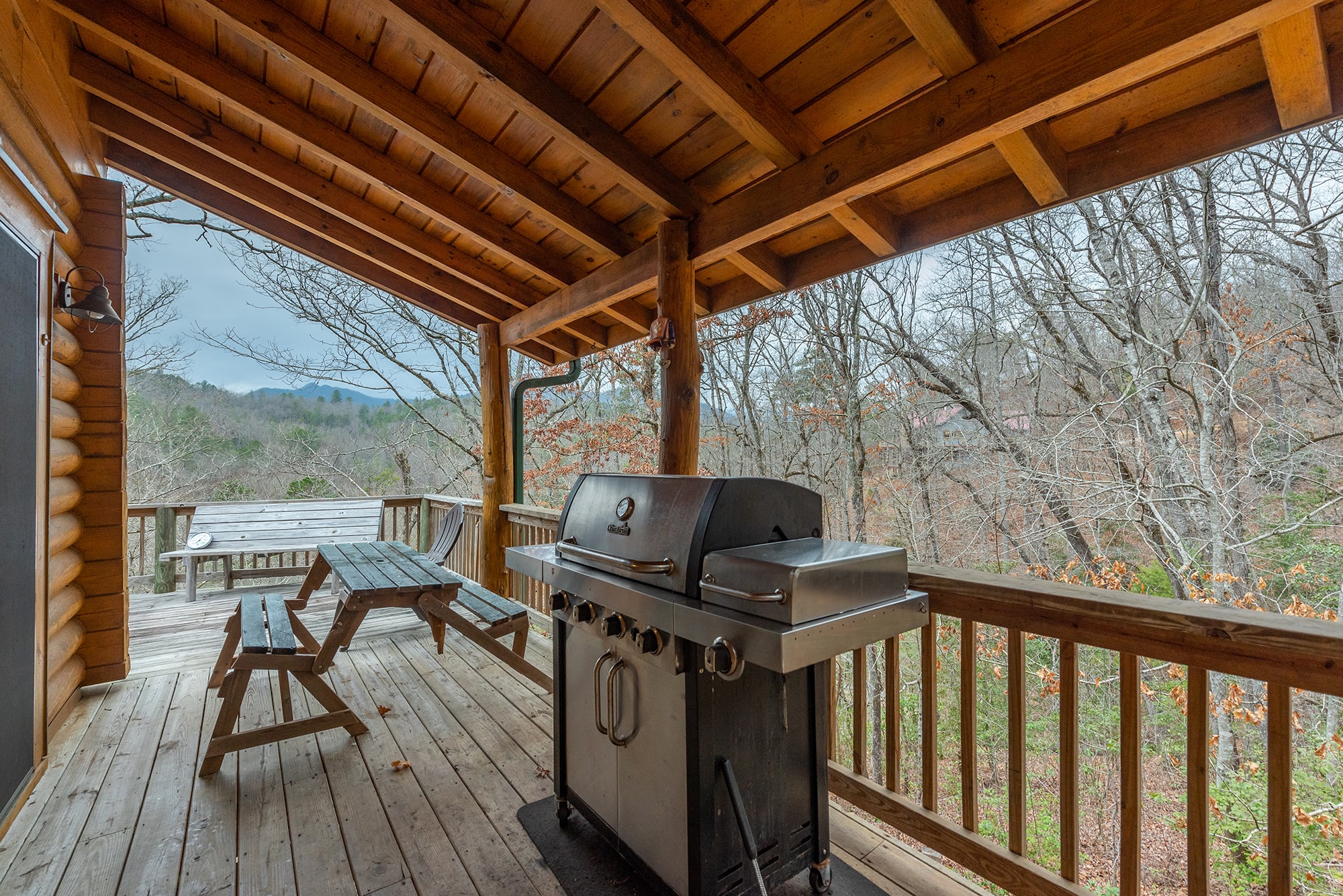 Patio for grilling, eating and hanging out