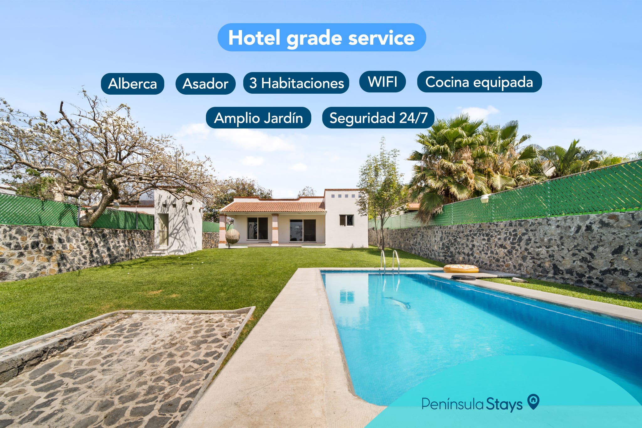 3BR Casa familiar con alberca y asador en Oaxtepec — Oaxtepec, Morelos — vacation rental