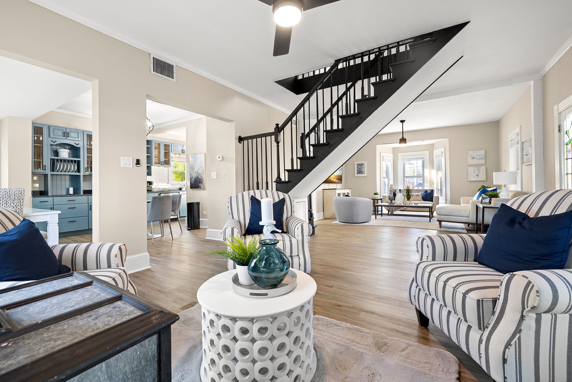 Enjoy cozy conversations or a card game!