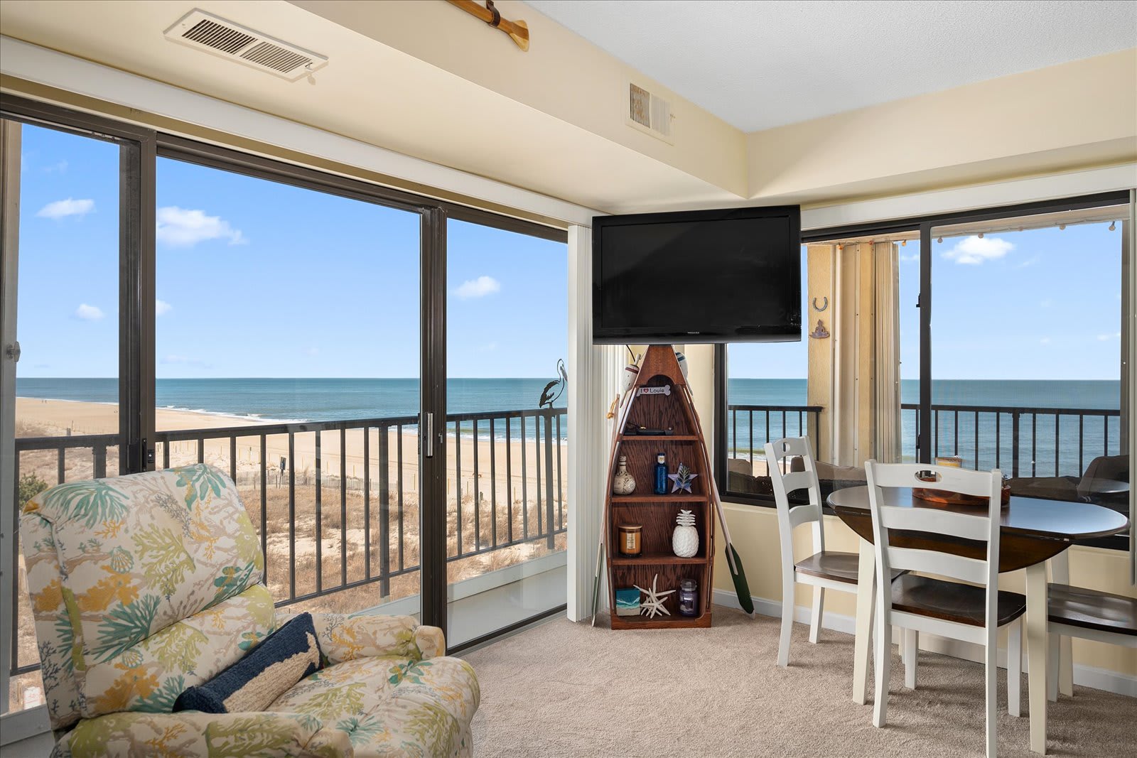 Nicely Updated Three Bedroom Oceanfront Condo Photo