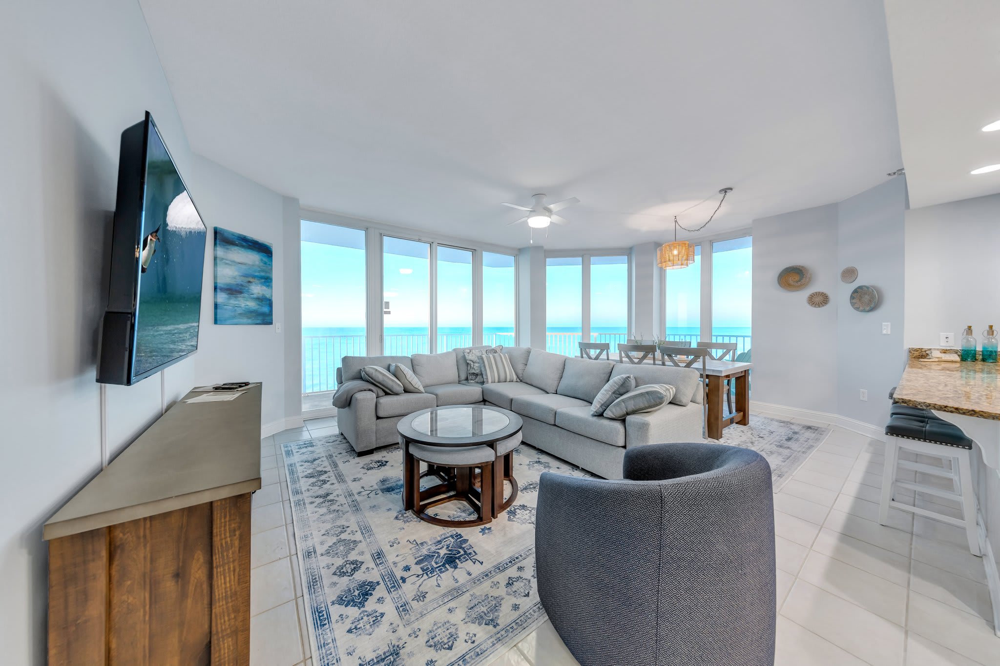 Gorgeous views on beach outdoor indoor pools