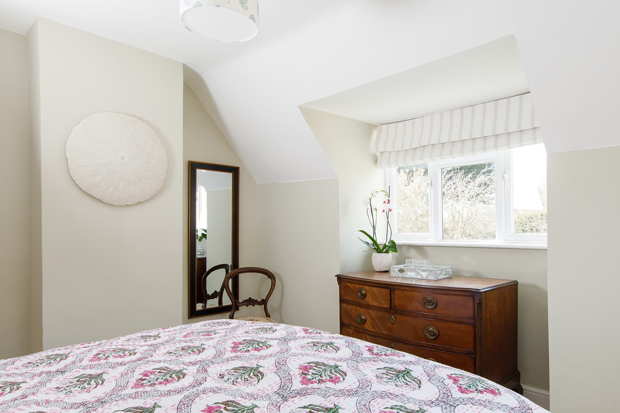 Cottage style interiors make the house feel cosy and homely.