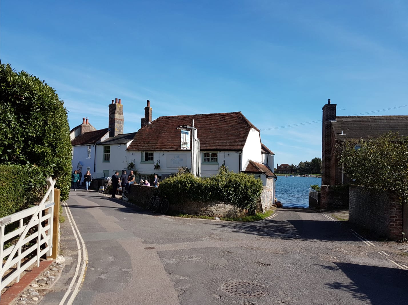 Walk down to The Anchor Bleu for delicious food and waterfront dining.