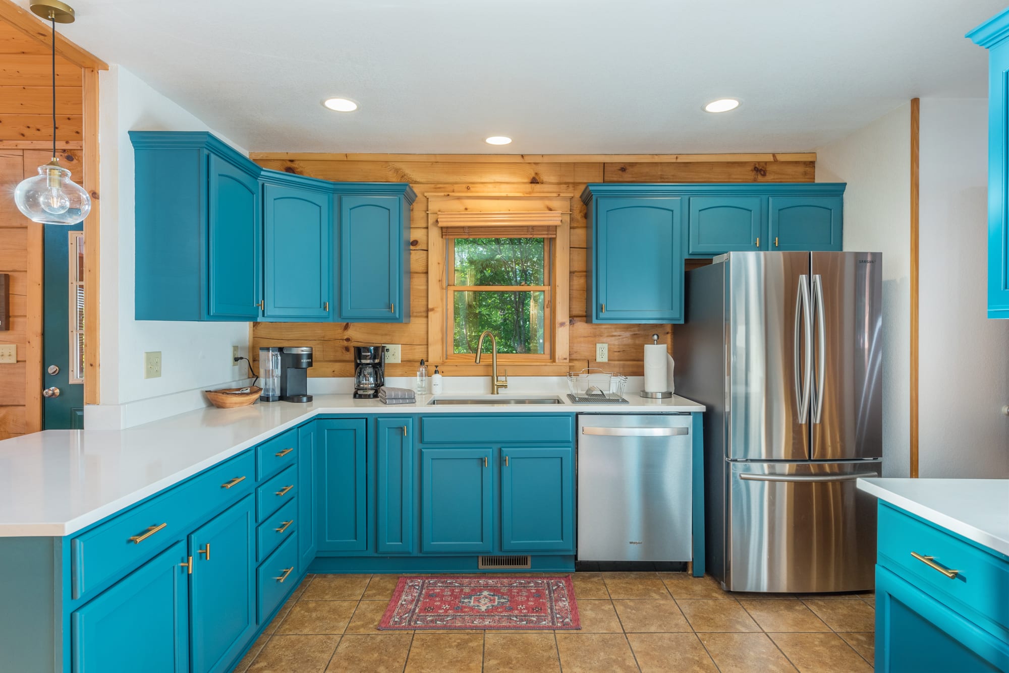 Cabin 1 - Our kitchen is fully equipped for your stay!