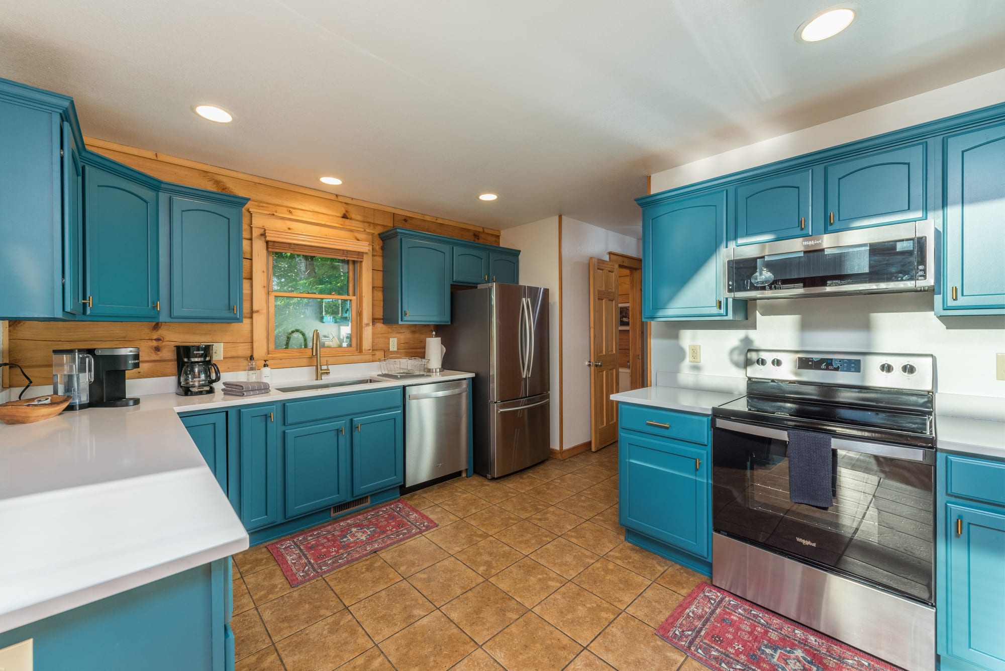 Cabin 1 - Our kitchen is fully equipped for your stay!