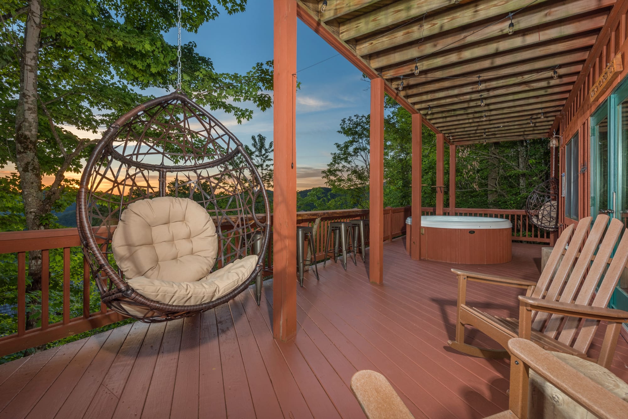 Cabin 1 - You can't beat these sunset views!