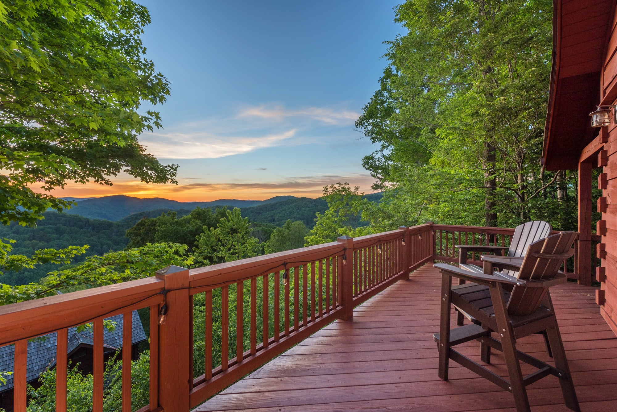 Cabin 1 - You can't beat these sunset views!