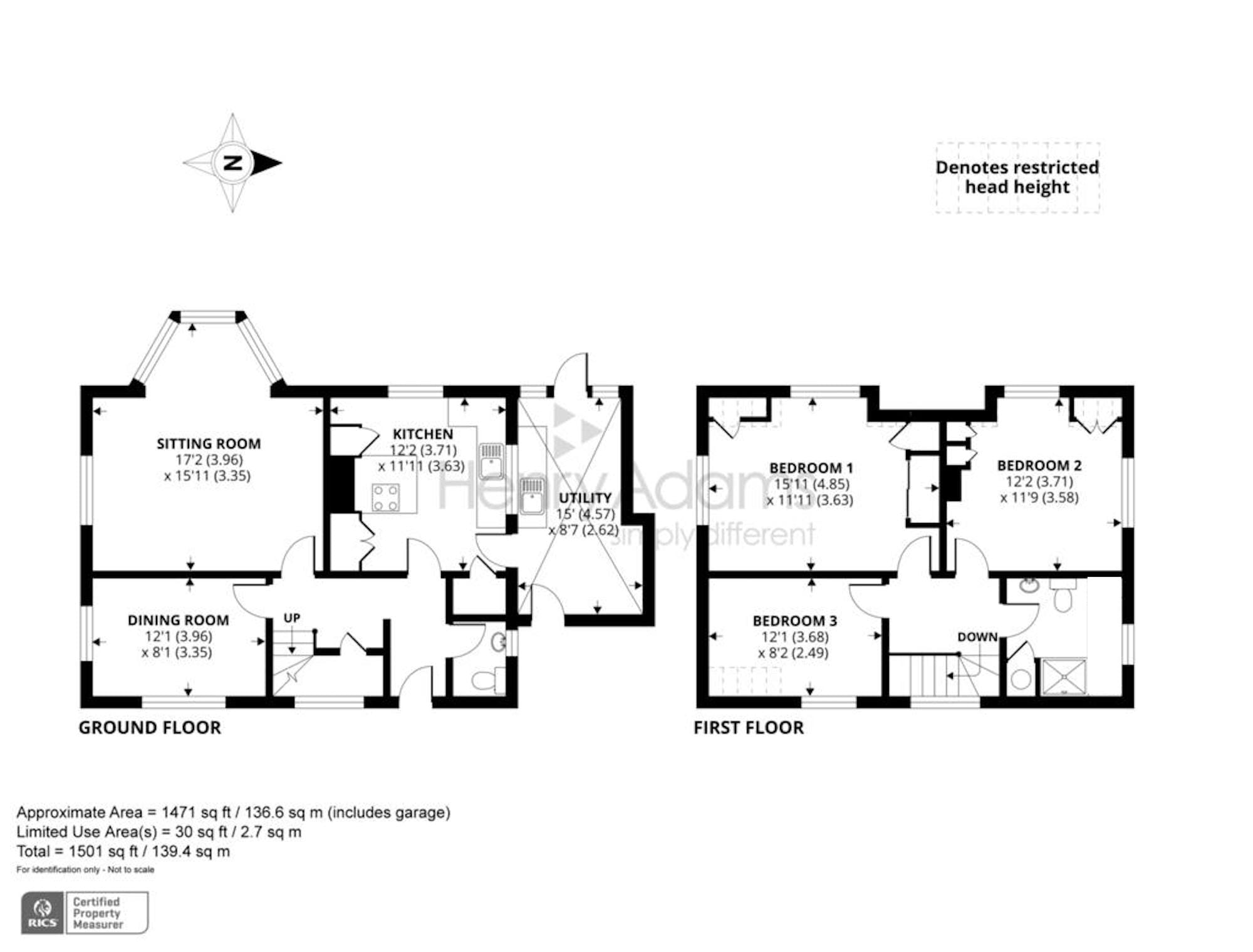 Floor plan of Dormers.
