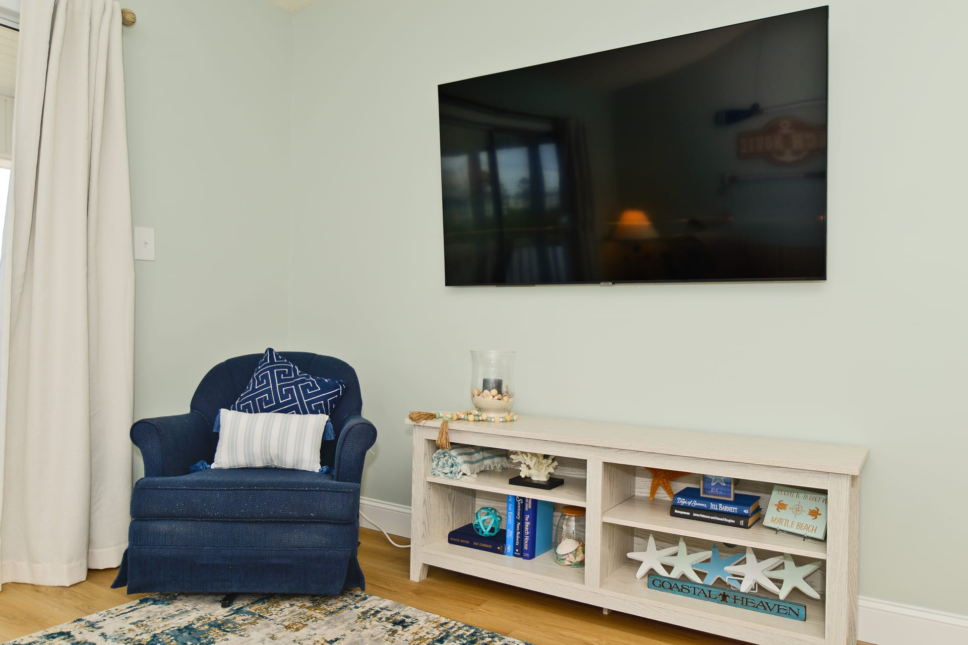 Large Flat Screen Smart TV