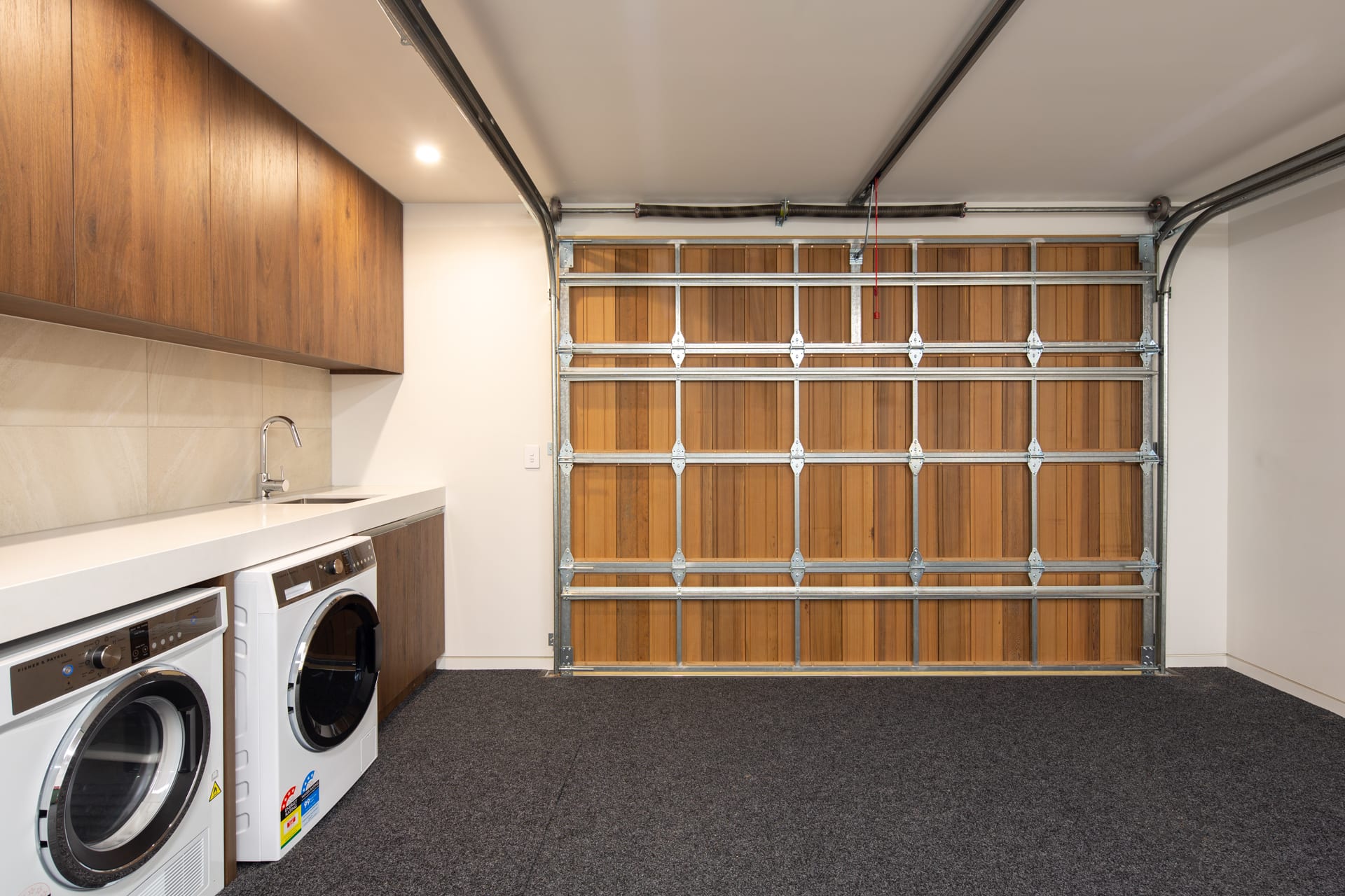 Laundry and garage for storing your toys