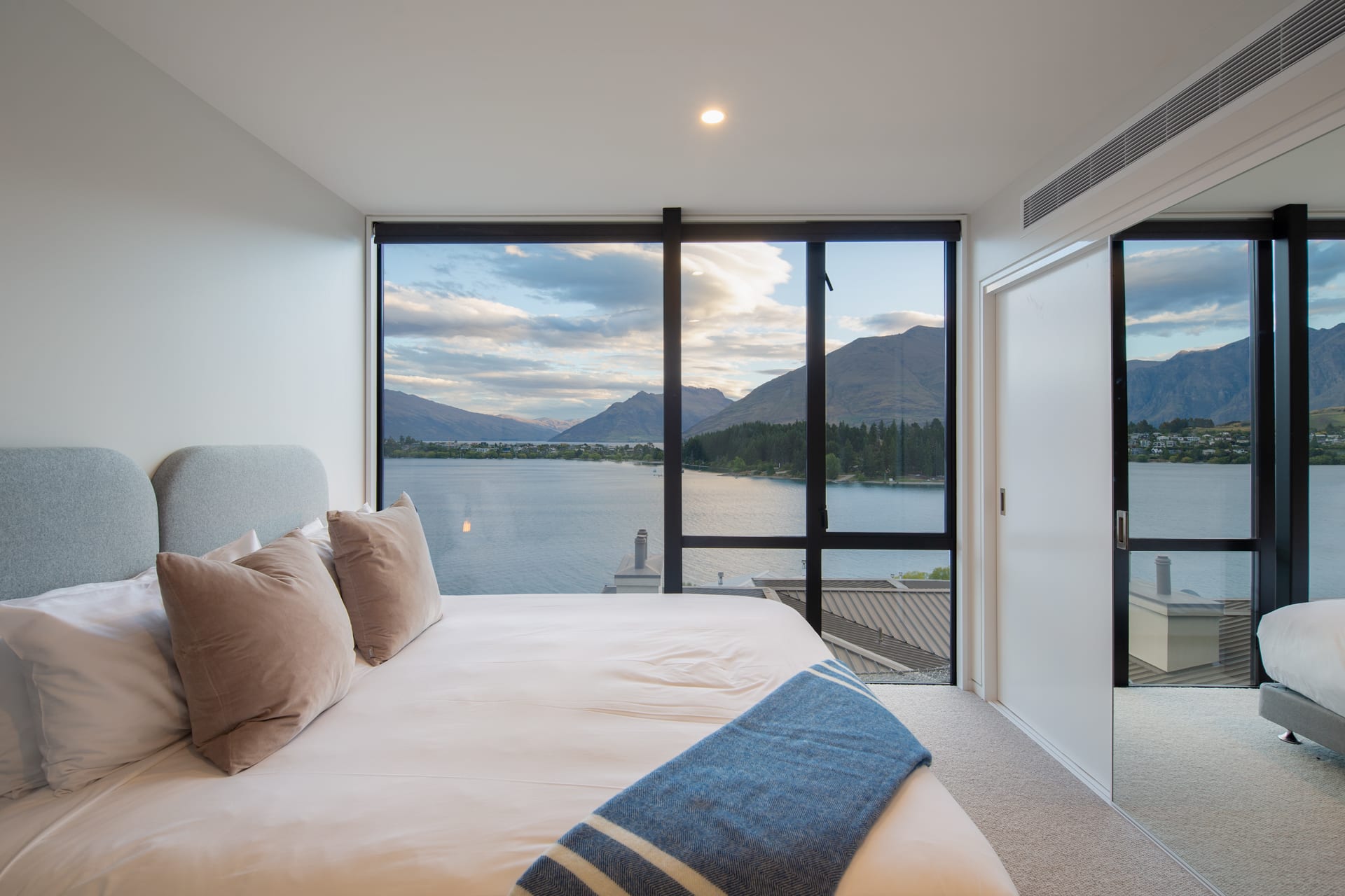 Bedroom 1 with outstanding views
