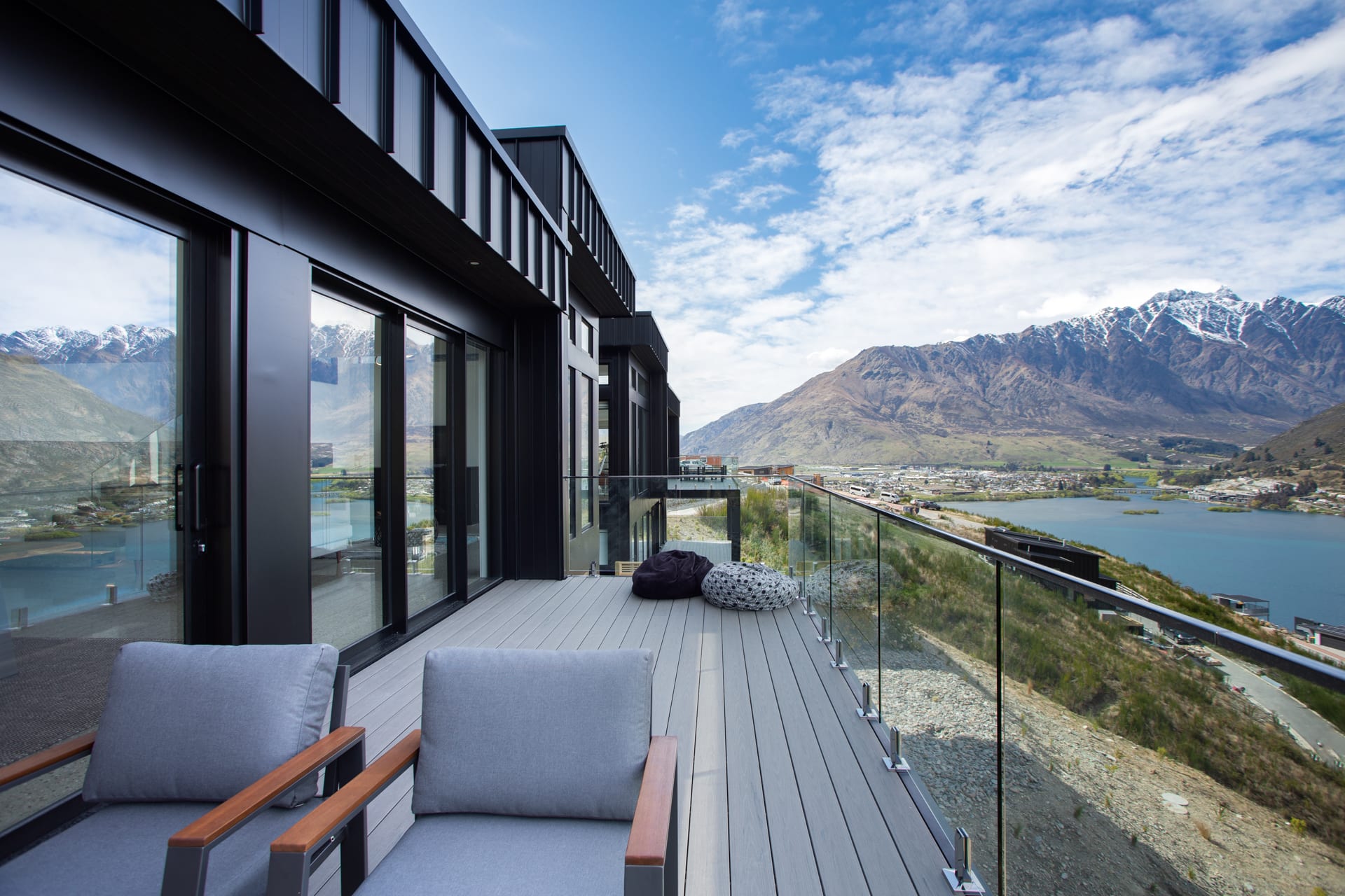 Admiring the views from your deck