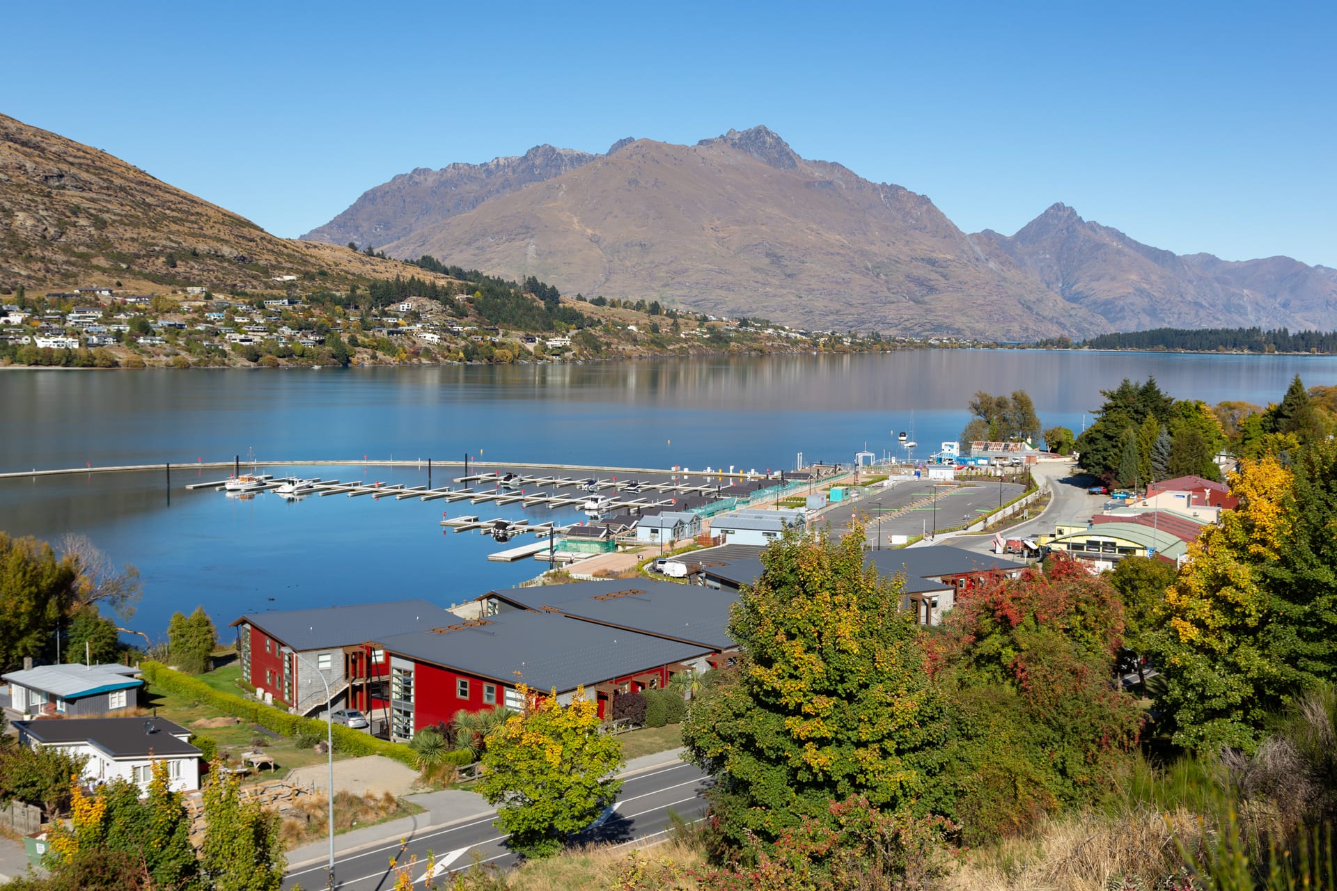 Located at the Queenstown marina