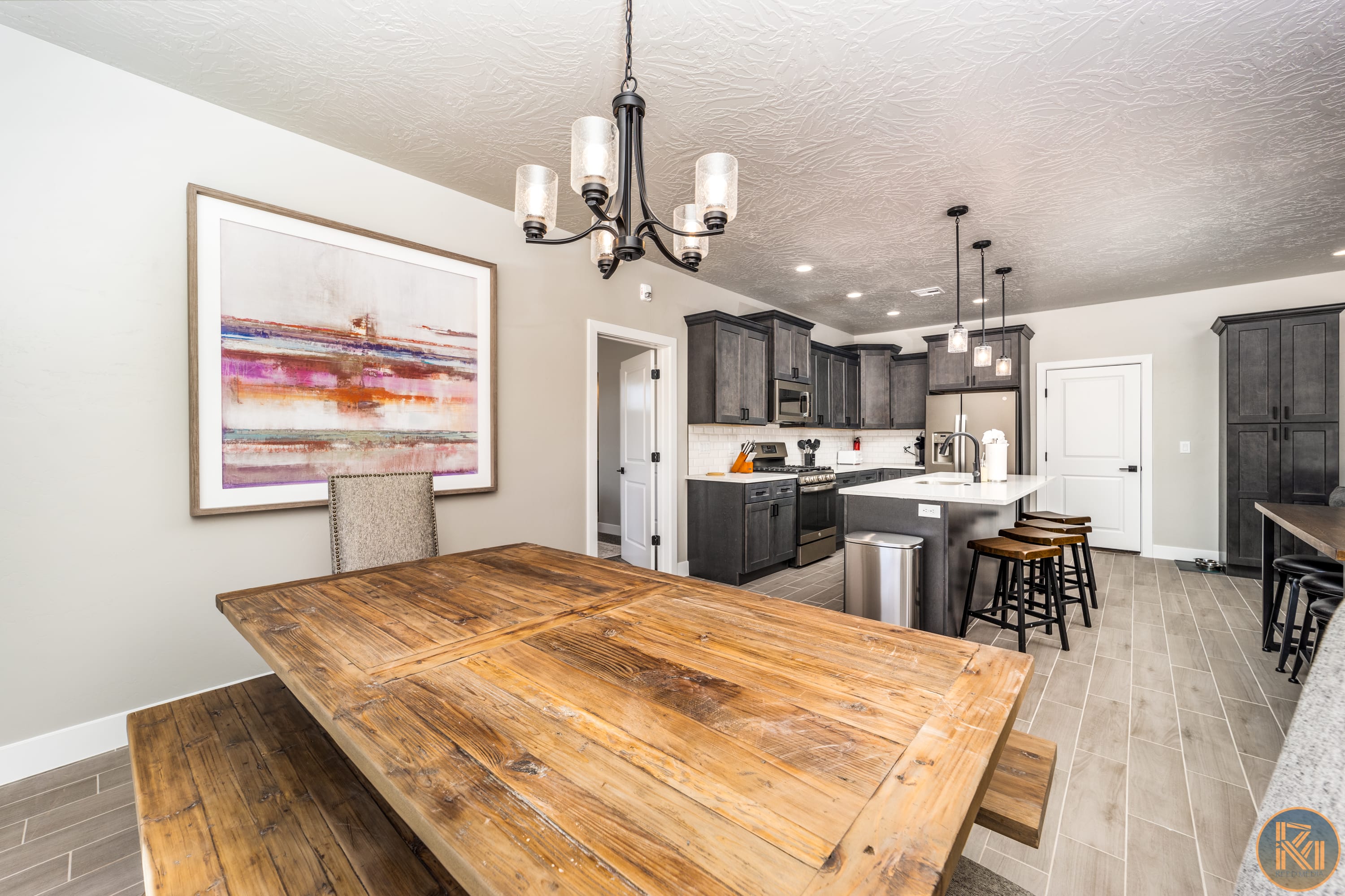Open concept for entertainment