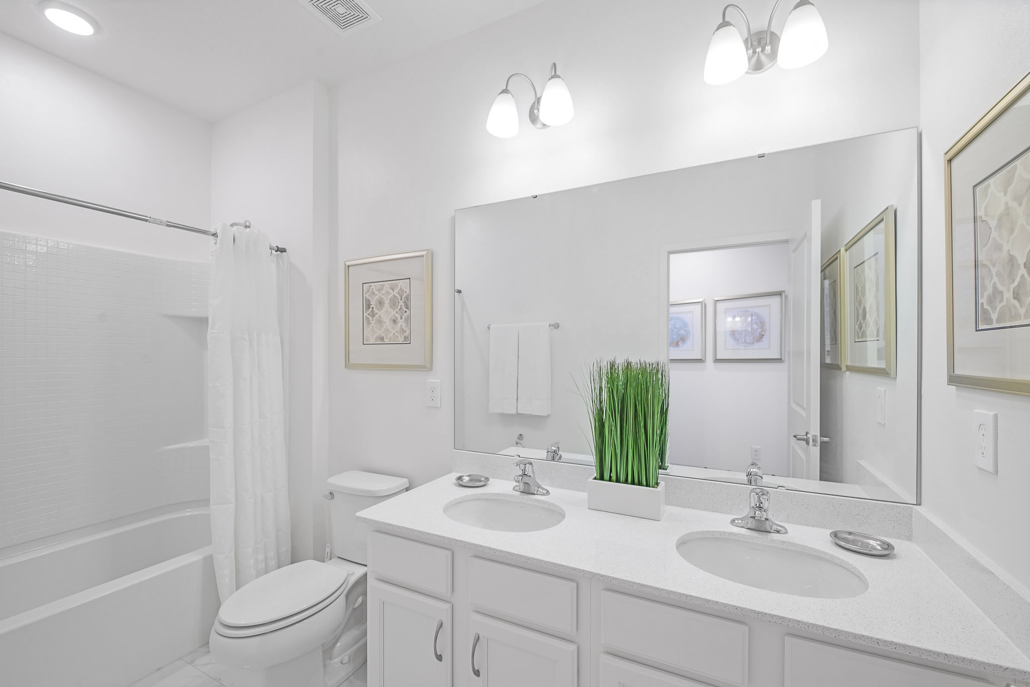 Bathroom with Double Vanity