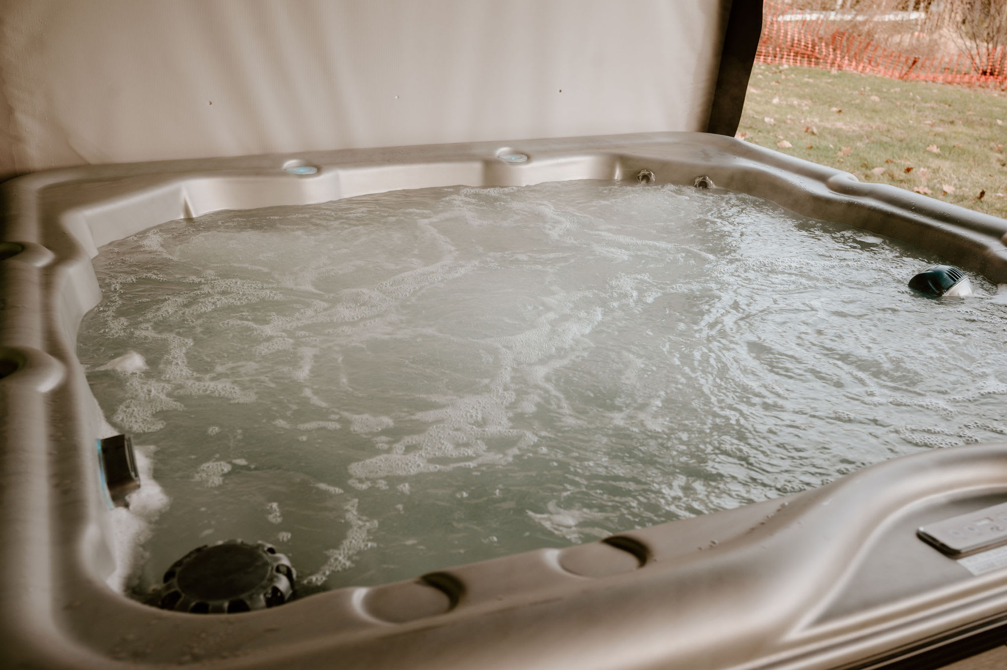 Hot Tub for 6. We keep it nice and clean on a regular maintenance schedule.