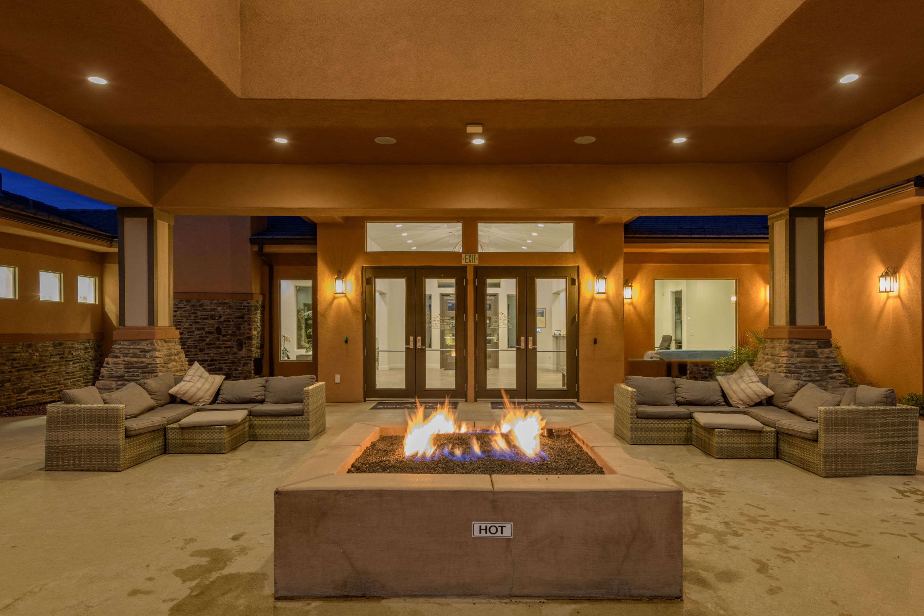 Enjoy the fire with friends!