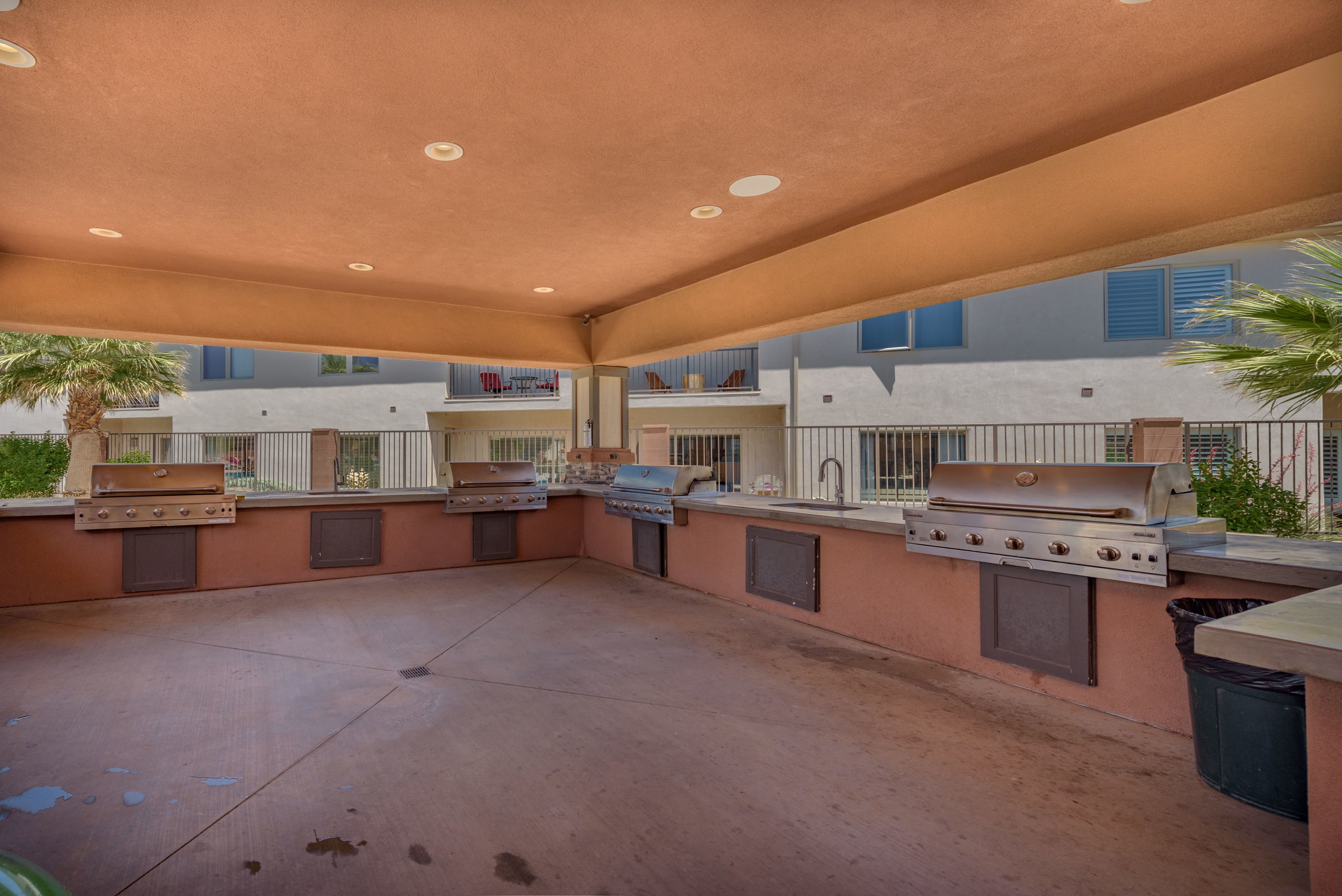 Shared grill area