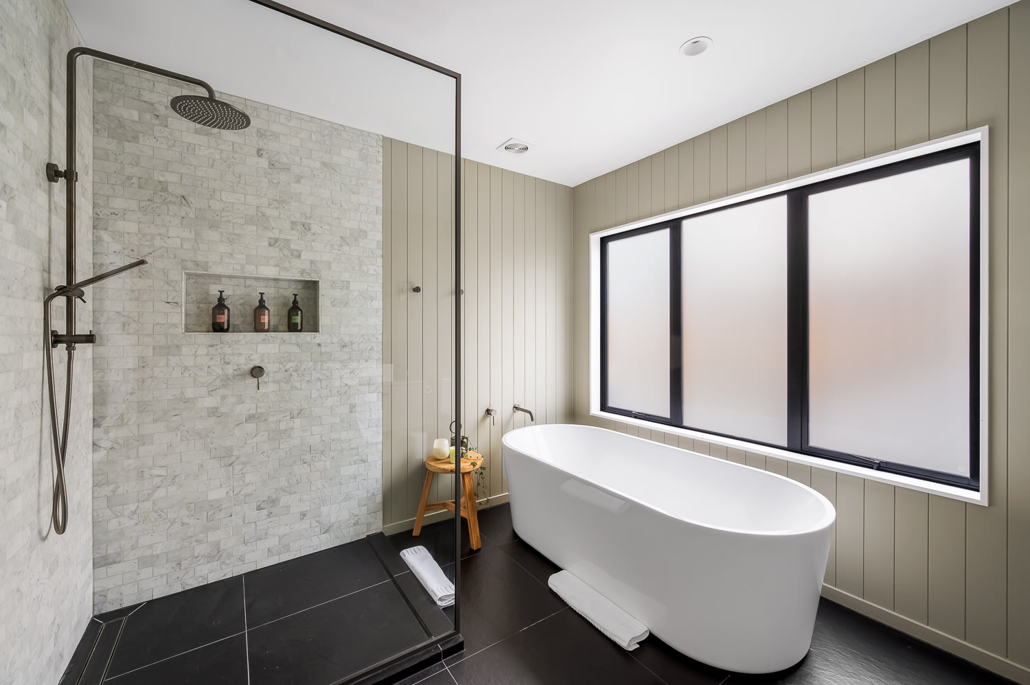 Imagine a bath with luxurious amenities provided