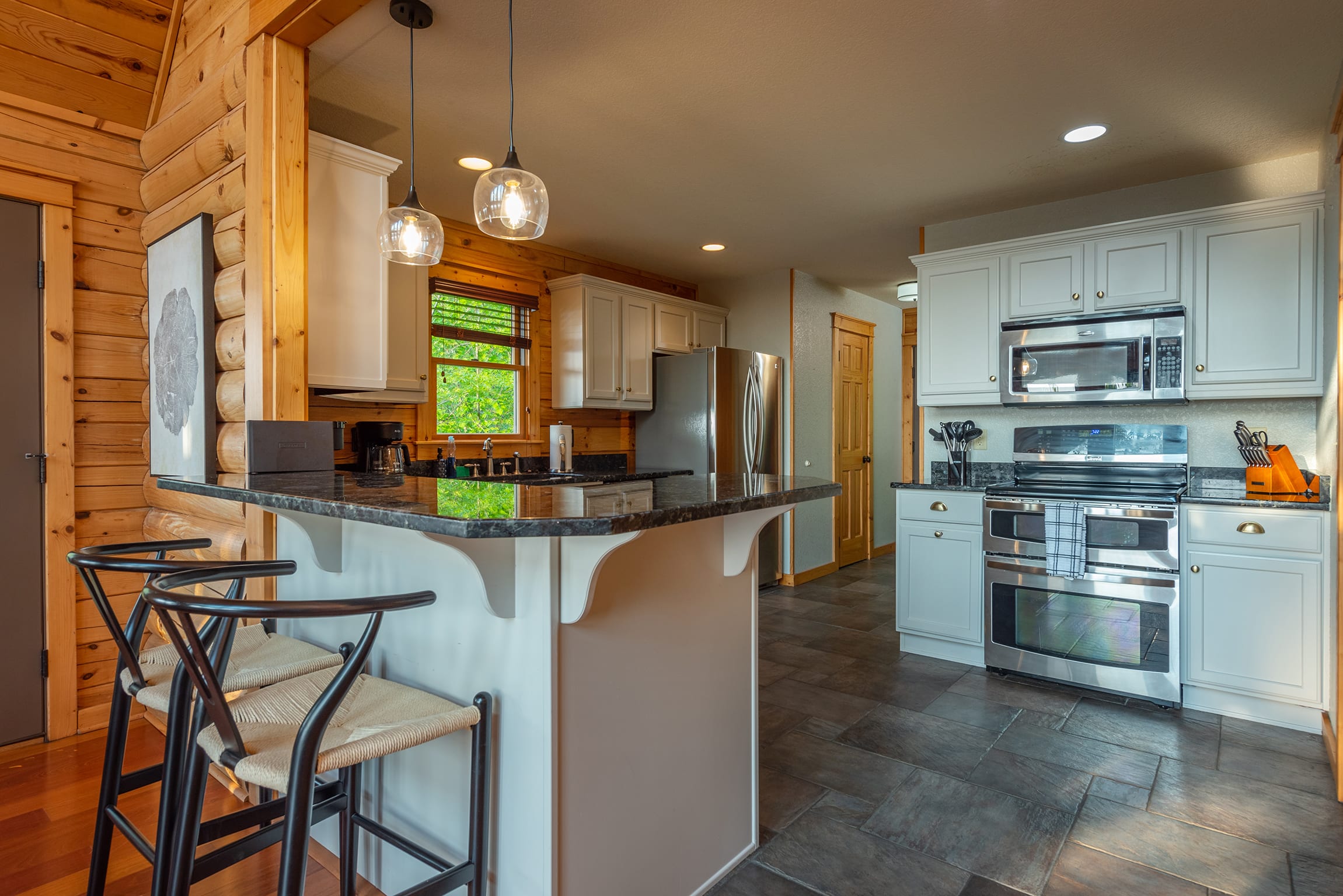 Cabin 2 - Our kitchen is fully equipped for your stay