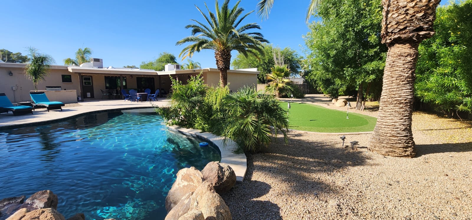 Kierland oasis, pool heater, spa, putting green — Scottsdale, AZ — vacation rental