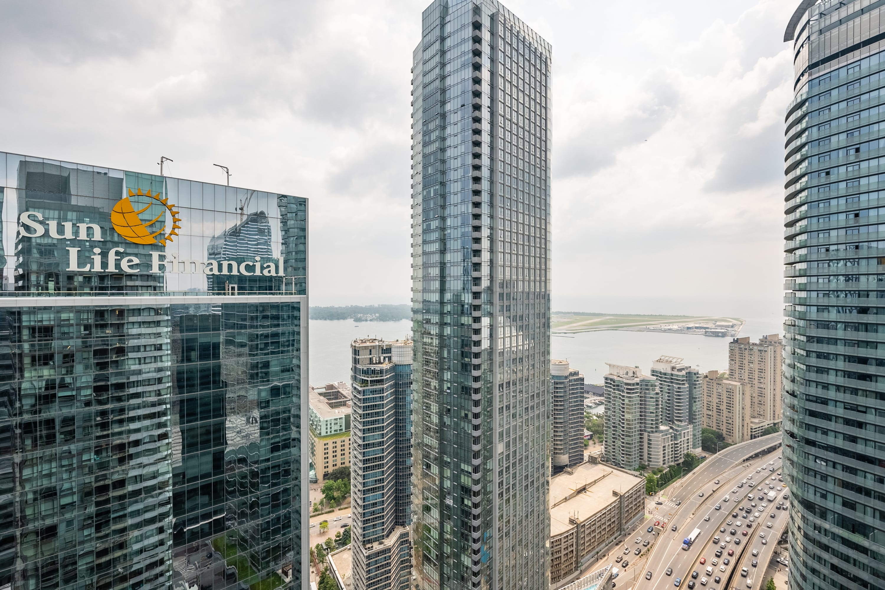 City Views from Balcony 