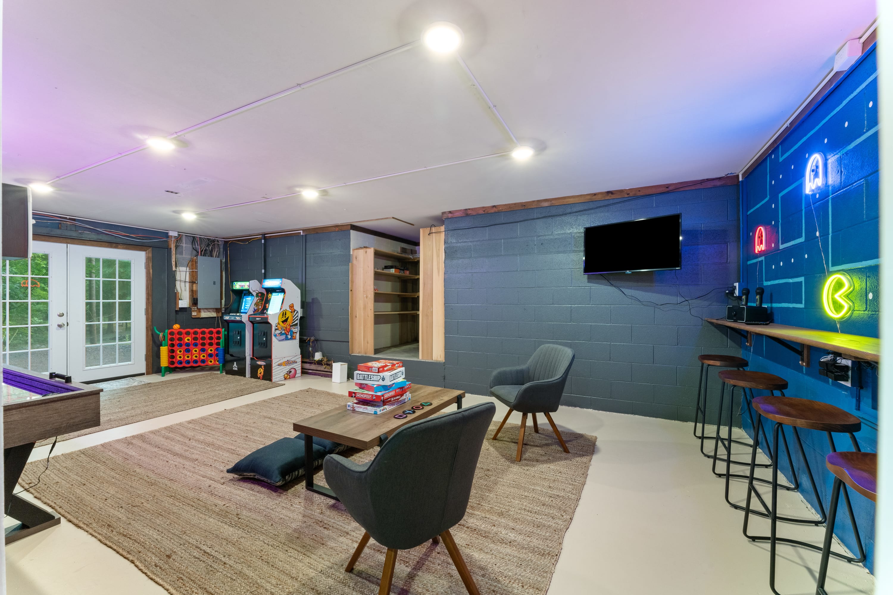 Game Room in the Lower Level