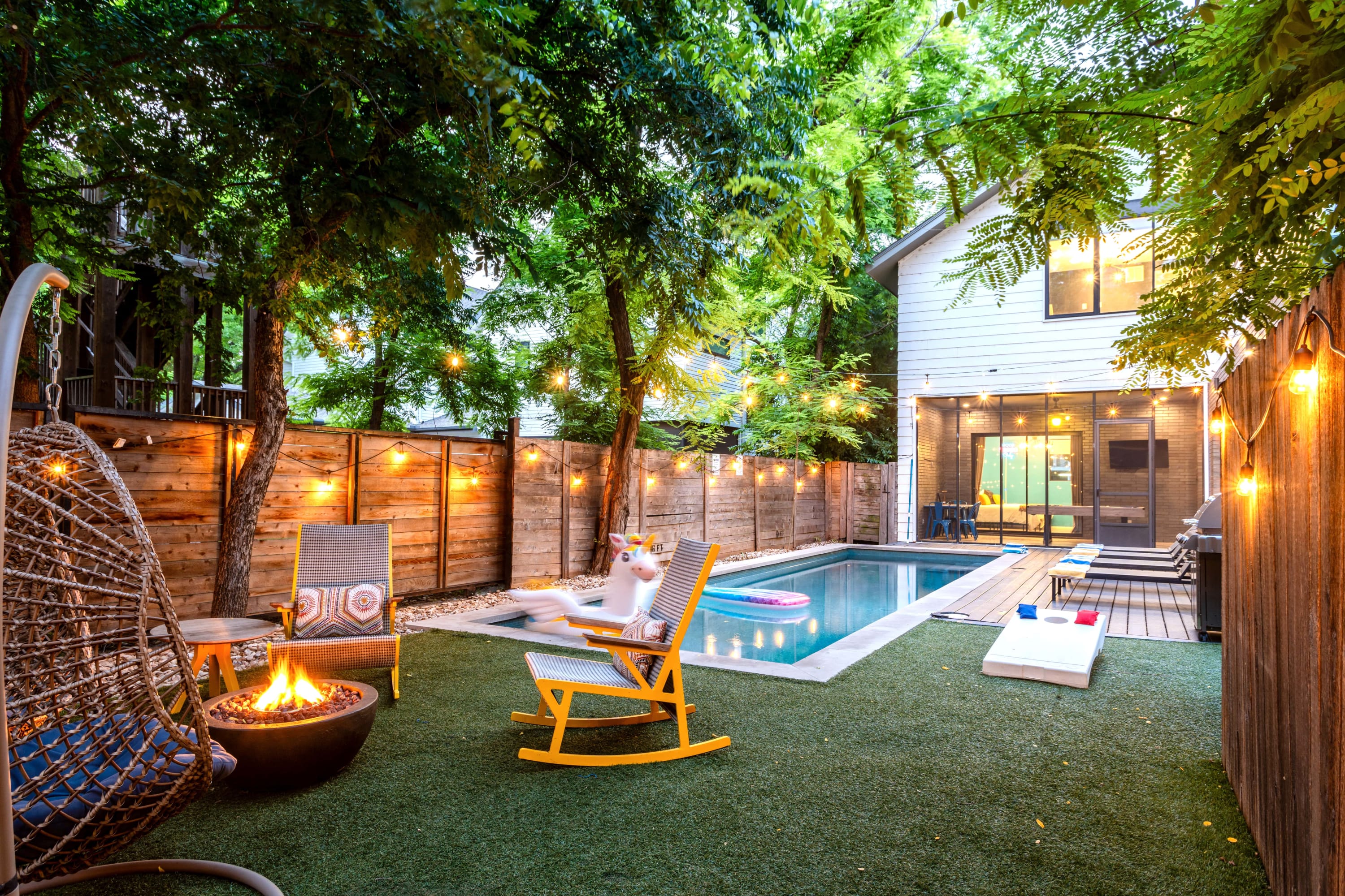 Luxury Group Retreat Near Rainey Pool Fire Pit 5