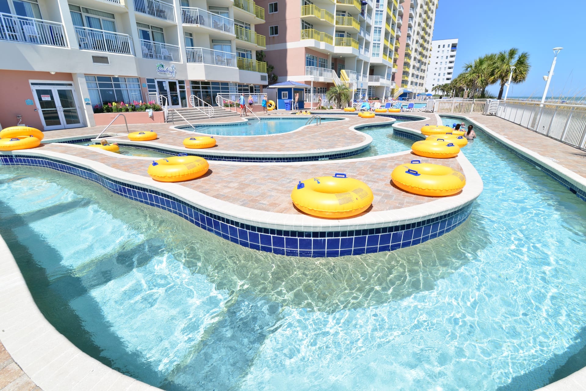 Lazy river outside and inside