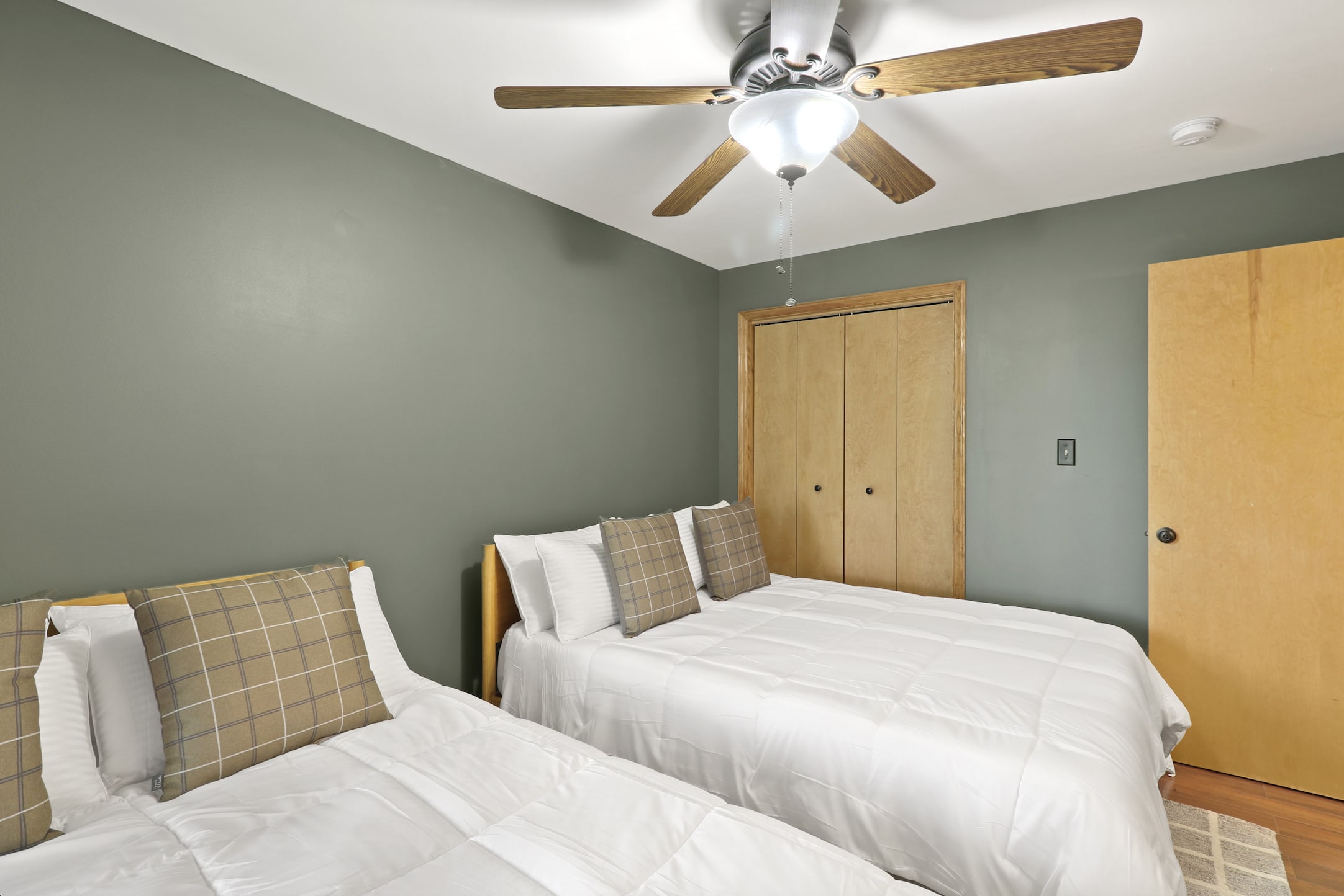 Two Queen bedroom with full bathroom across the hall