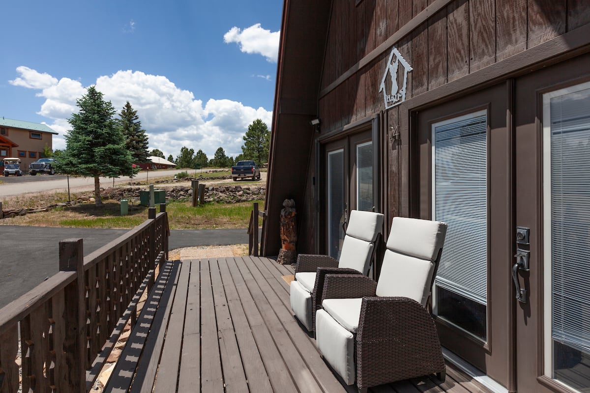 Sit on the porch and soak in the views!
