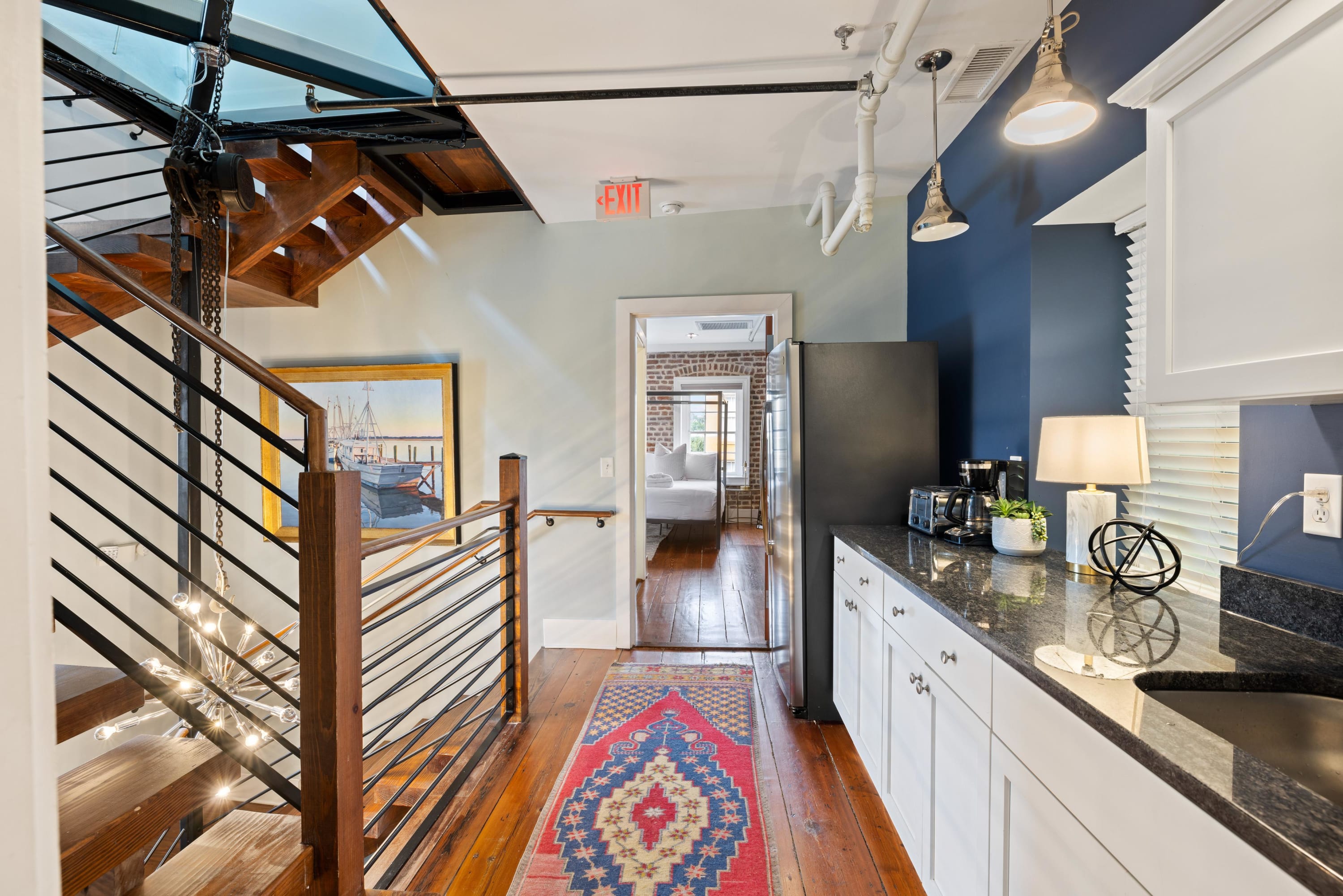 Additional kitchenette area on second floor