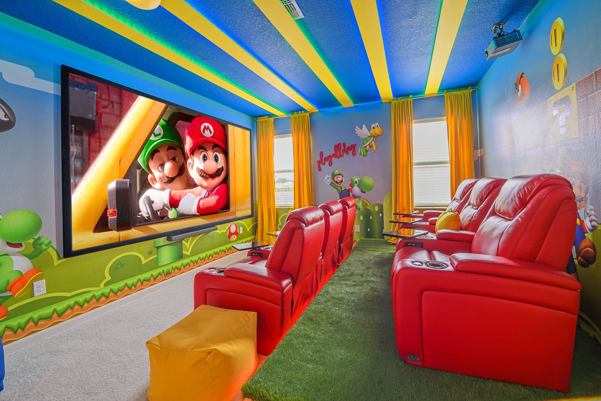 Luxury 8BR Home Games Theater Themed Rooms