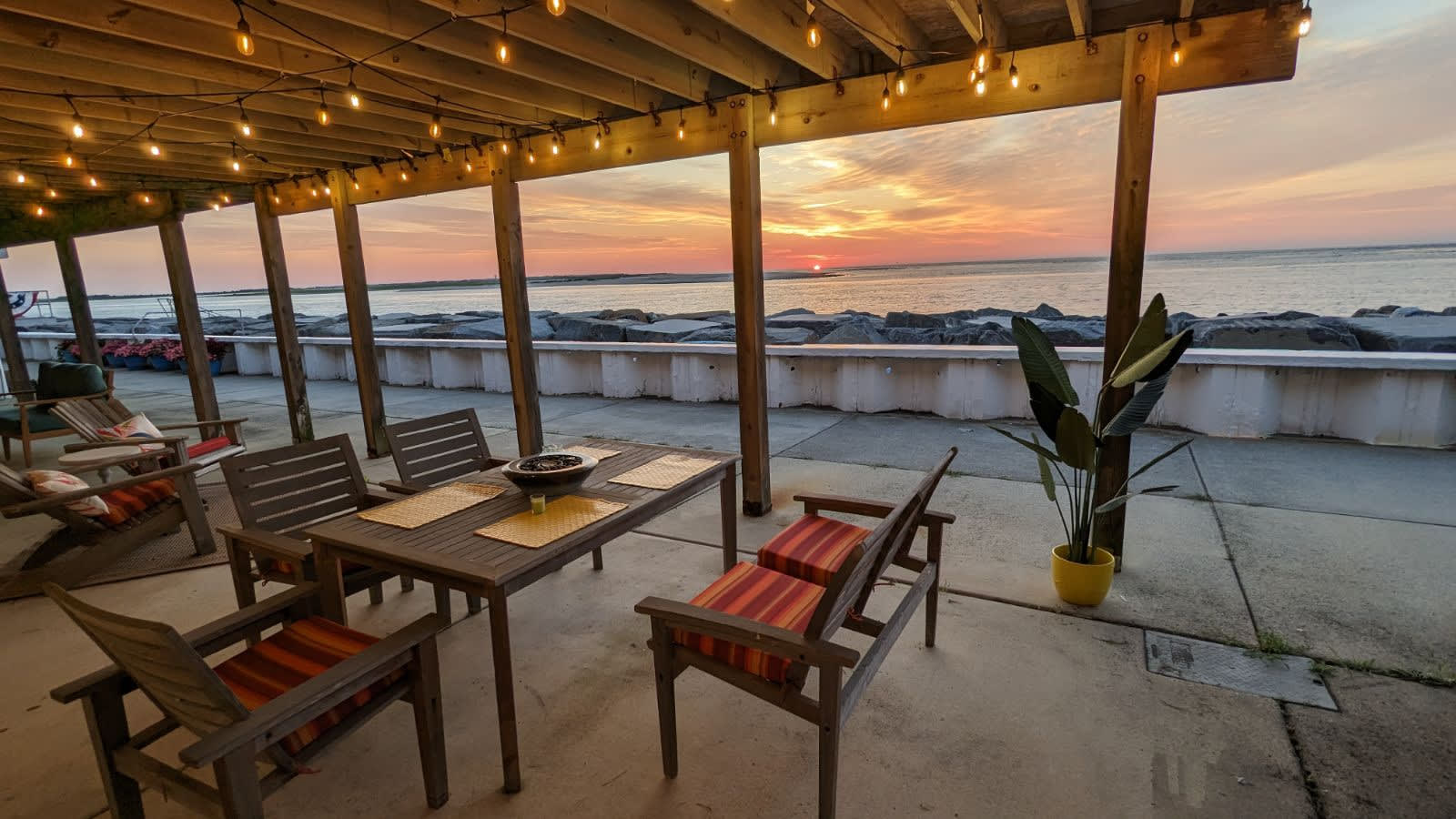 Stunning view of the sunrise from your back patio!