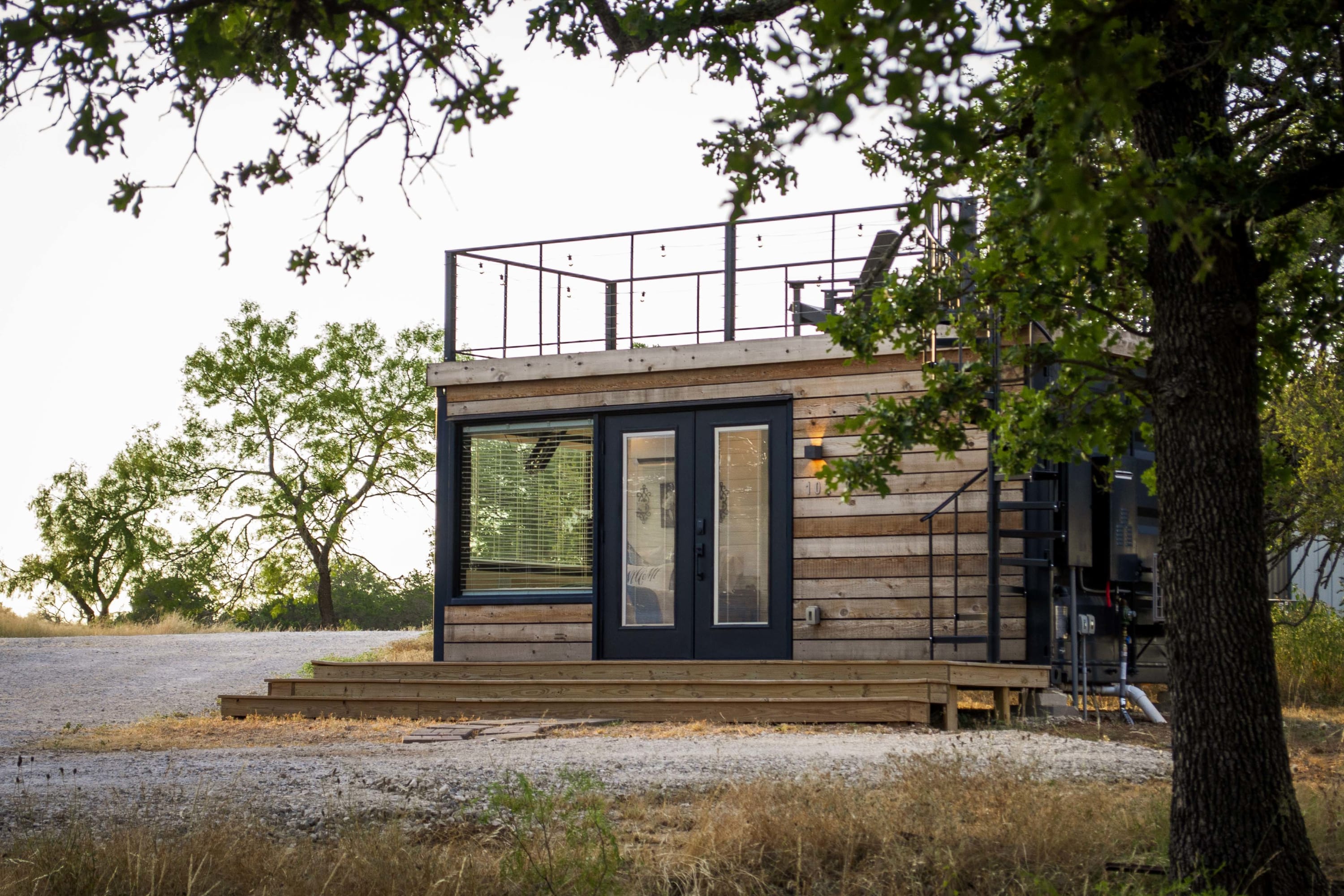 Cozy Container | Rooftop Patio-Wilderness Hideout — Fredericksburg, TX — vacation rental
